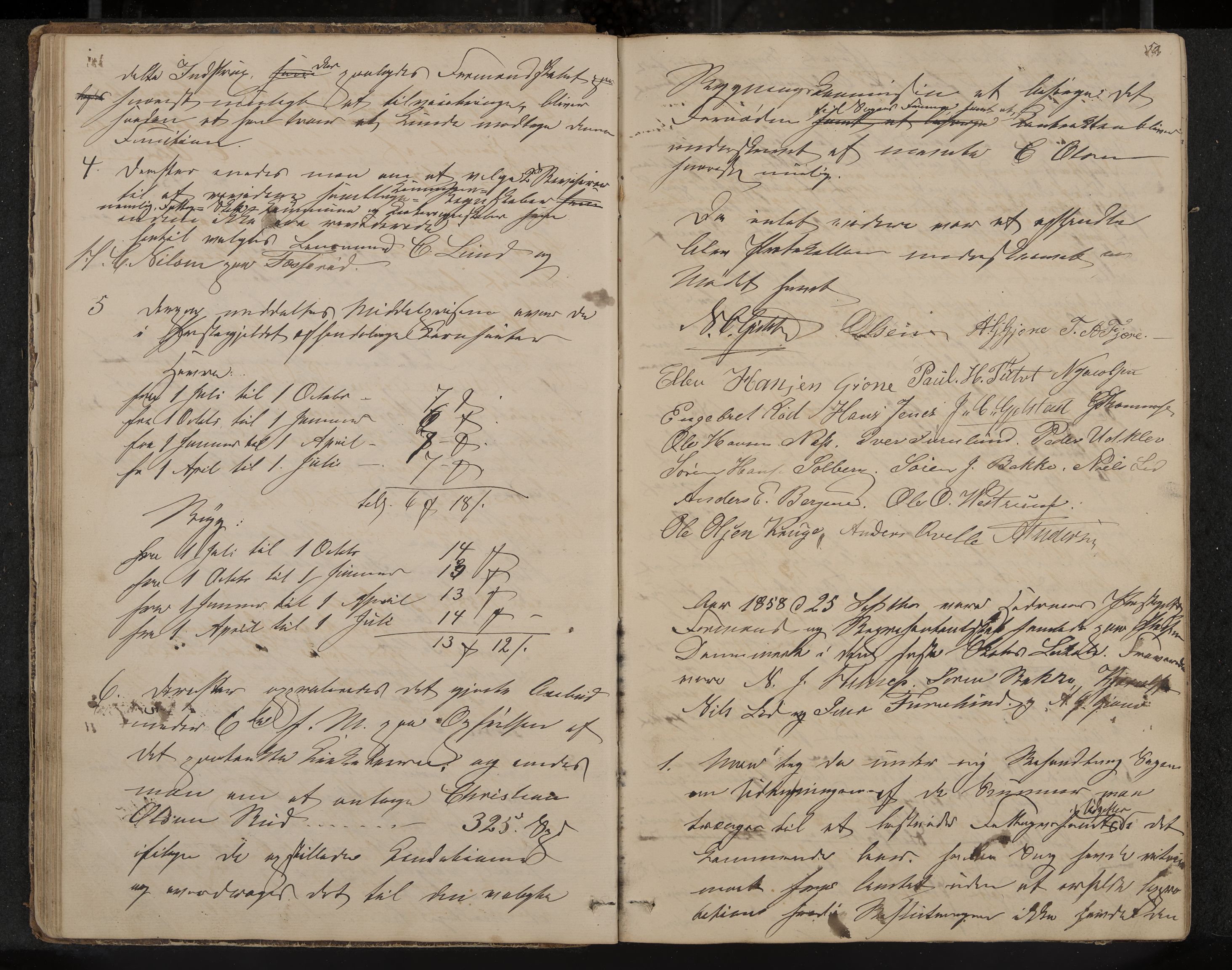 Hedrum formannskap og sentraladministrasjon, IKAK/0727021/A/Aa/L0002: Møtebok, 1853-1867, s. 50