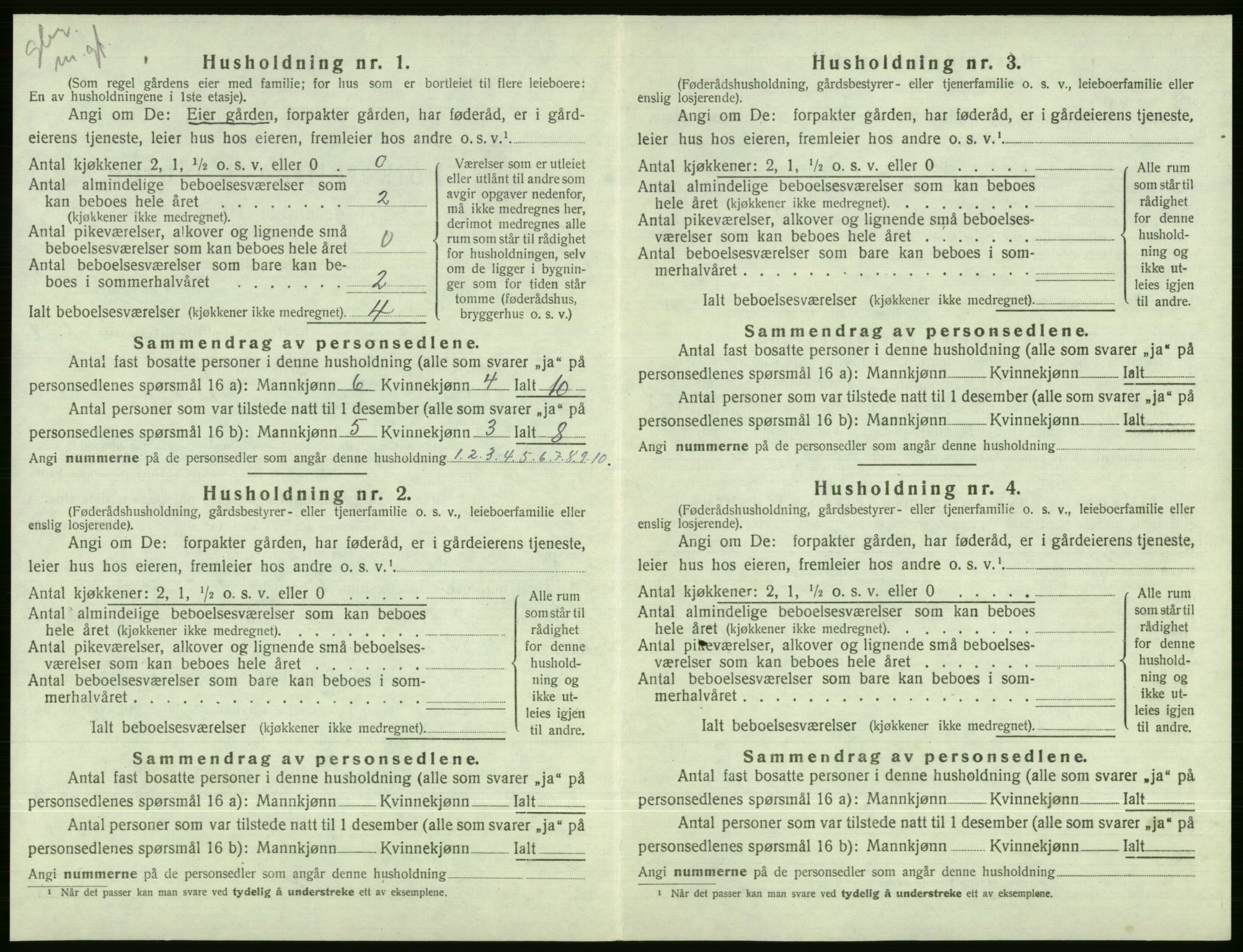 SAB, Folketelling 1920 for 1237 Evanger herred, 1920, s. 82