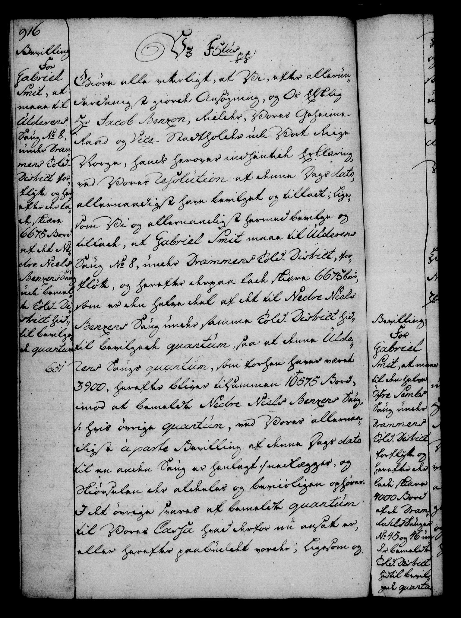 Rentekammeret, Kammerkanselliet, RA/EA-3111/G/Gg/Gga/L0006: Norsk ekspedisjonsprotokoll med register (merket RK 53.6), 1749-1759, s. 916