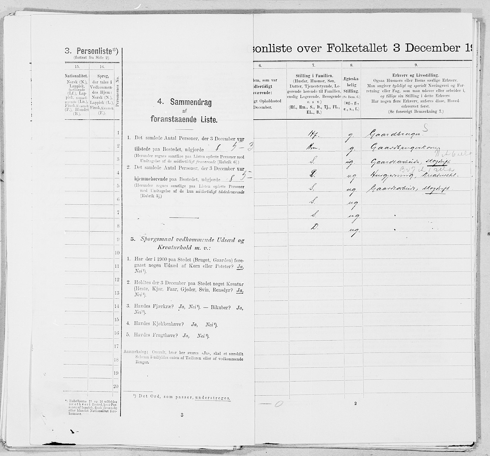 SAT, Folketelling 1900 for 1813 Velfjord herred, 1900, s. 288