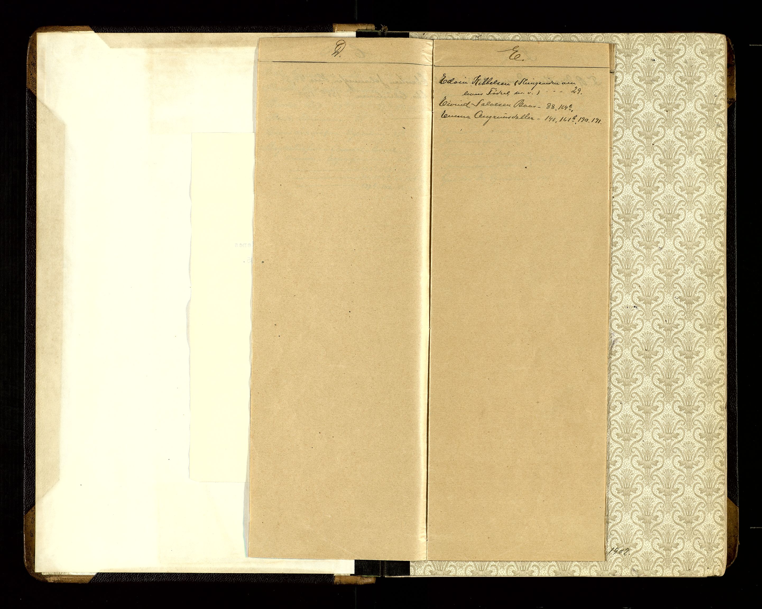 Nedenes sorenskriveri, SAK/1221-0006/F/Fb/L0009: Ekstrarettsprotokoll nr 9, 1902-1905