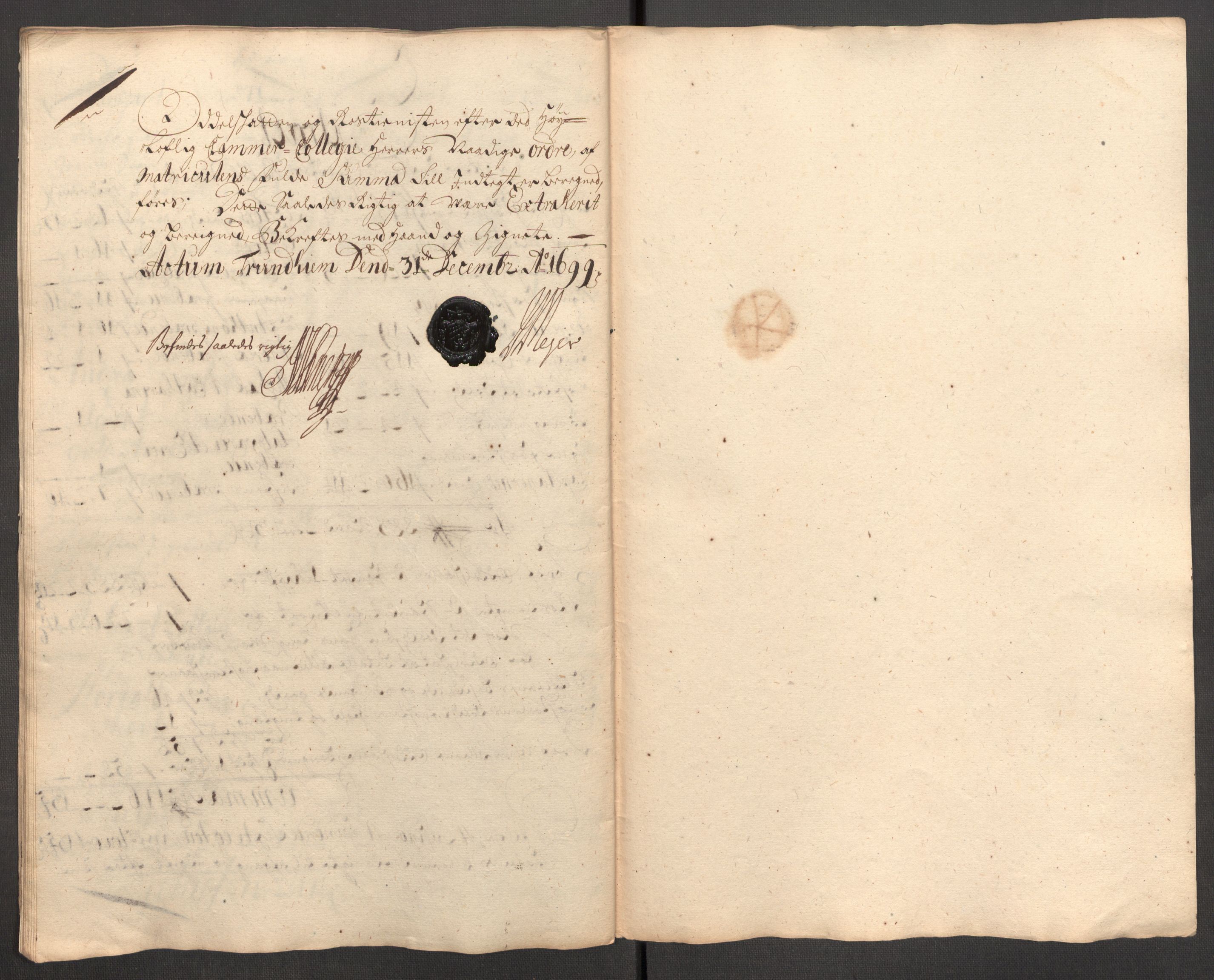 Rentekammeret inntil 1814, Reviderte regnskaper, Fogderegnskap, AV/RA-EA-4092/R62/L4191: Fogderegnskap Stjørdal og Verdal, 1699, s. 287