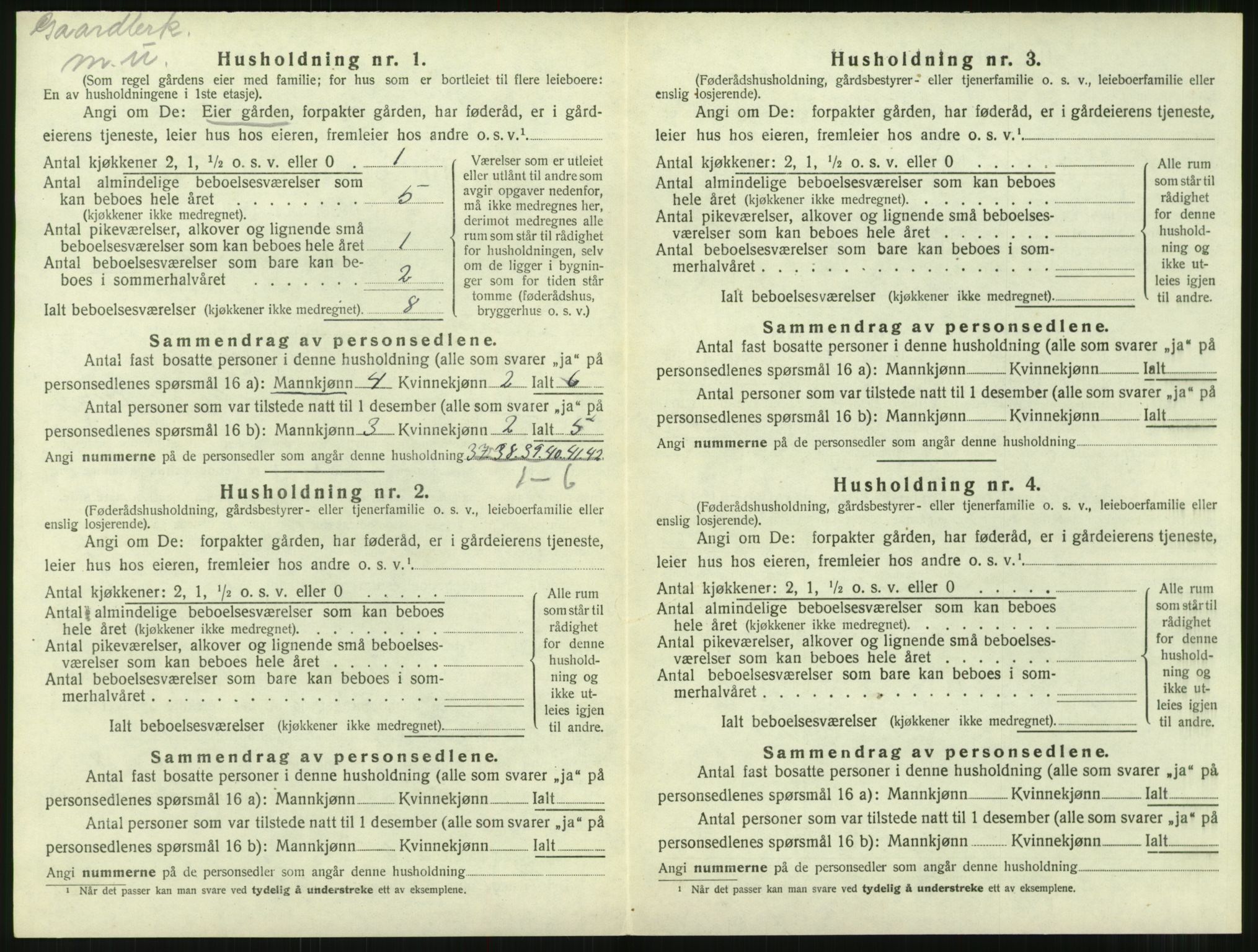 SAT, Folketelling 1920 for 1560 Tingvoll herred, 1920, s. 711