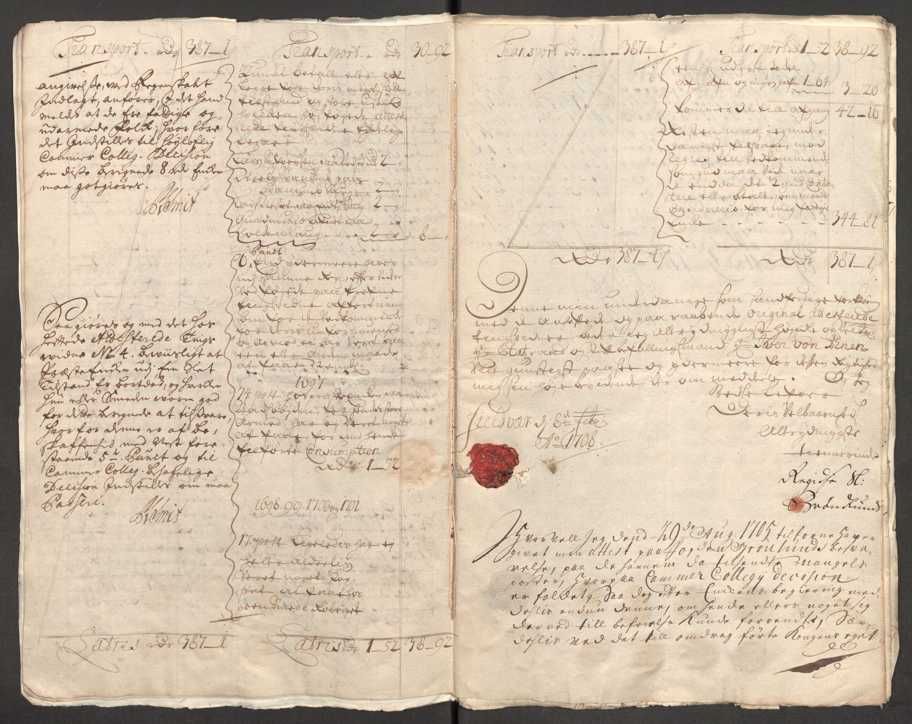 Rentekammeret inntil 1814, Reviderte regnskaper, Fogderegnskap, AV/RA-EA-4092/R57/L3854: Fogderegnskap Fosen, 1700-1701, s. 439