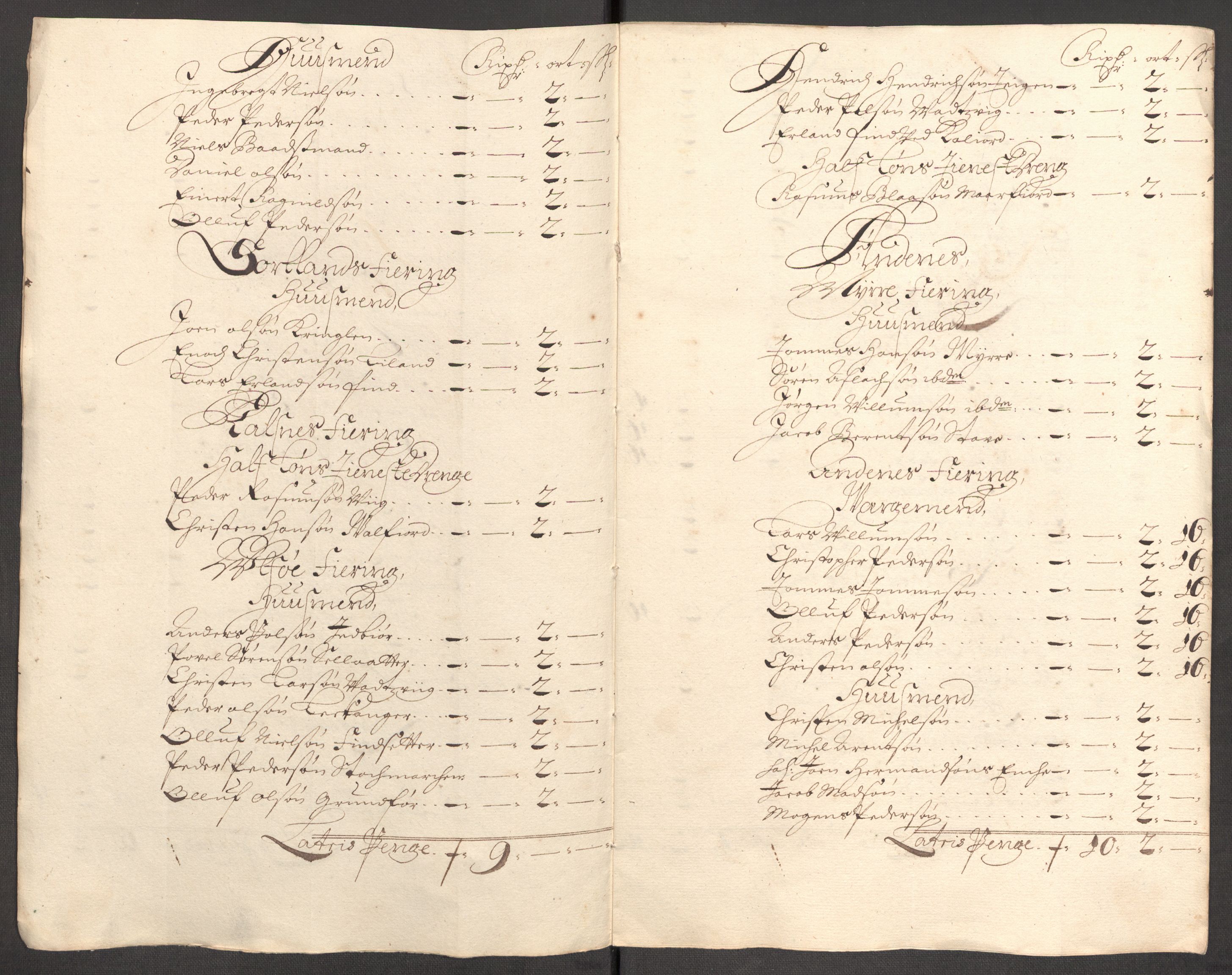 Rentekammeret inntil 1814, Reviderte regnskaper, Fogderegnskap, RA/EA-4092/R67/L4678: Fogderegnskap Vesterålen, Andenes og Lofoten, 1696-1708, s. 293