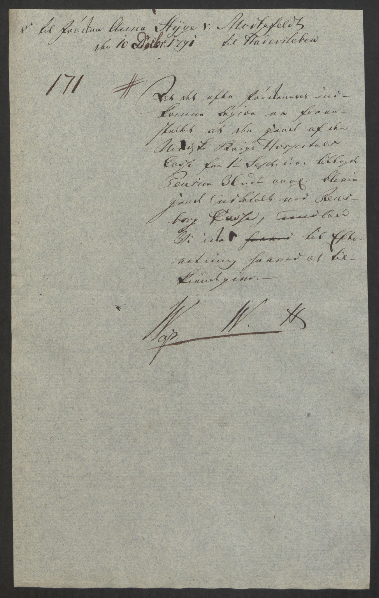 Forsvaret, Den norske kvesthuskasse/krigshospitalkasse, AV/RA-RAFA-1887/F/Fa/L0008: Konsepter, 1790-1793, s. 687