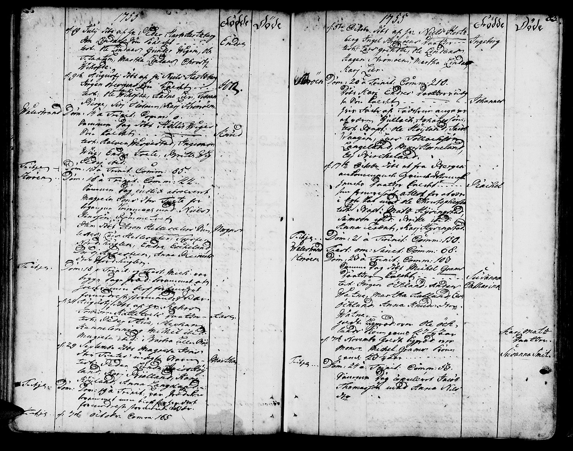 Stord sokneprestembete, SAB/A-78201/H/Haa: Ministerialbok nr. A 2, 1744-1777, s. 83