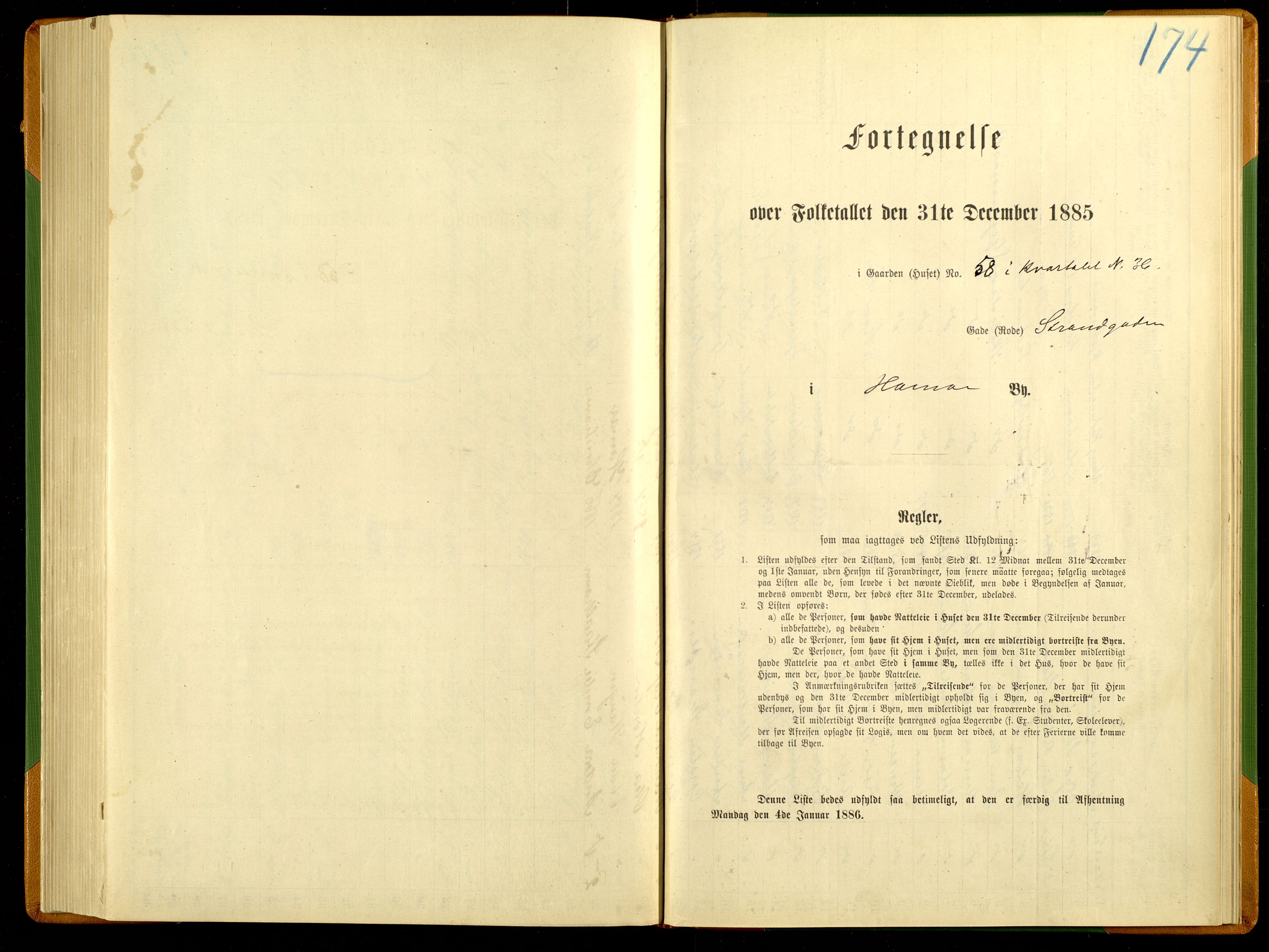 SAH, Folketelling 1885 for 0401 Hamar kjøpstad, 1885, s. 361