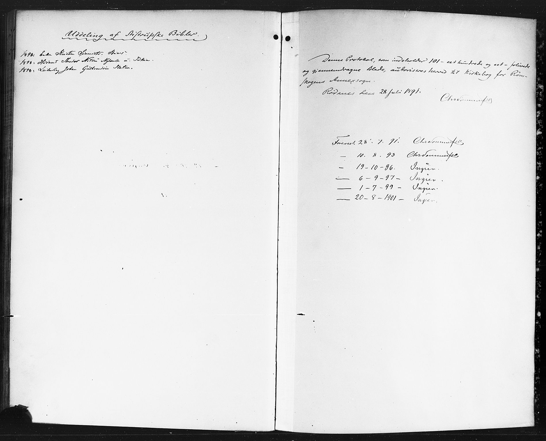 Rødenes prestekontor Kirkebøker, SAO/A-2005/F/Fb/L0002: Ministerialbok nr. II 2, 1890-1900