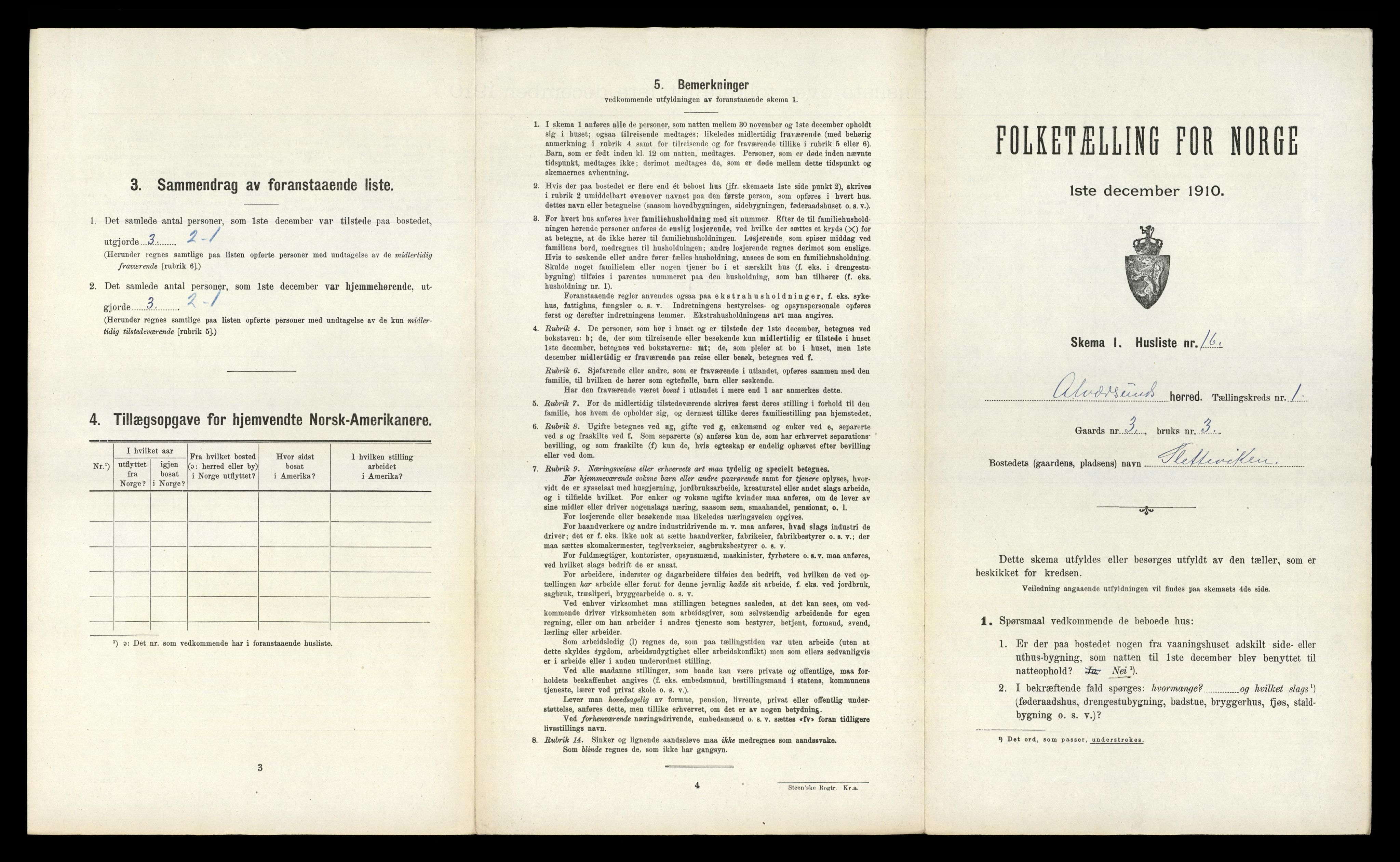 RA, Folketelling 1910 for 1257 Alversund herred, 1910, s. 84