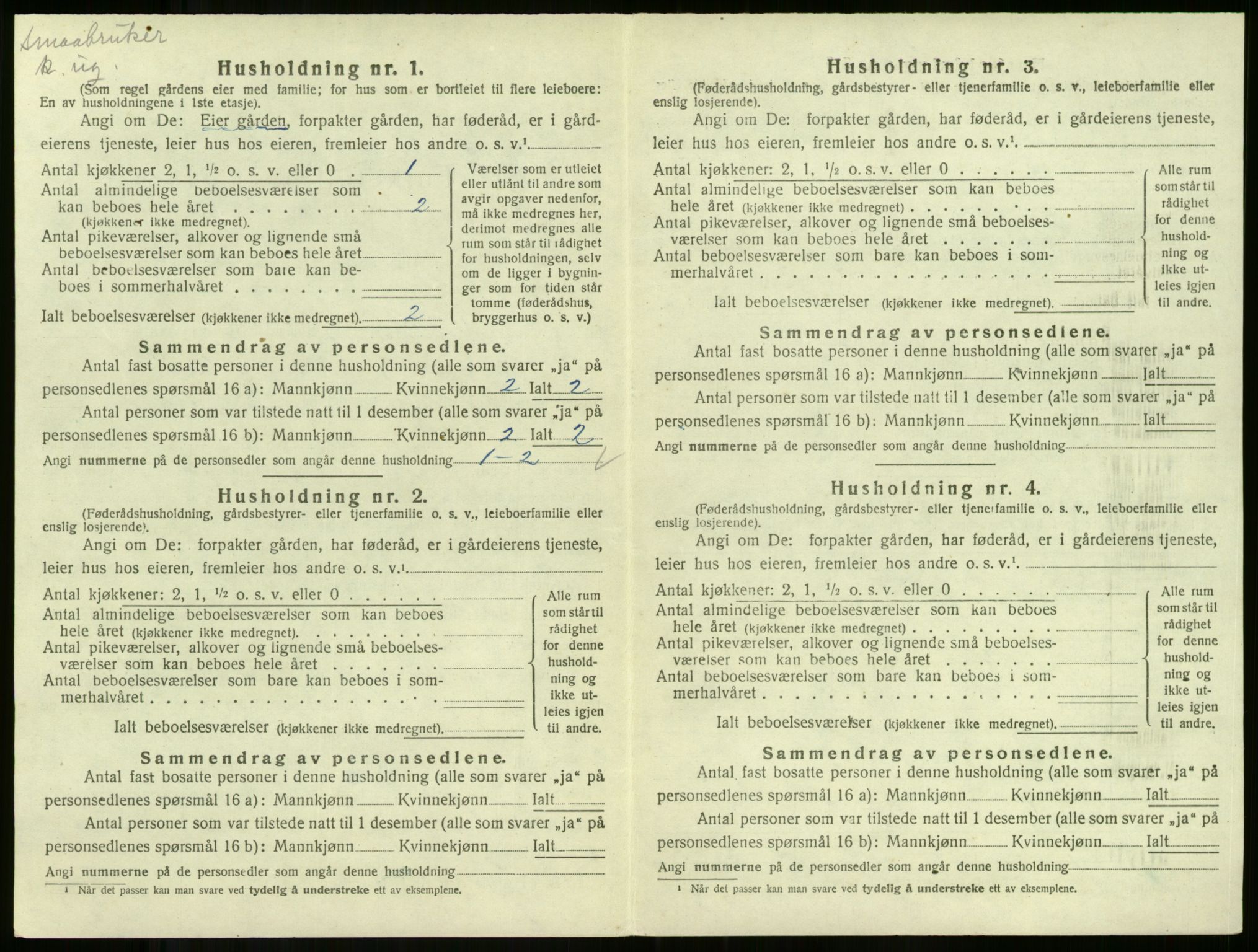 SAKO, Folketelling 1920 for 0719 Andebu herred, 1920, s. 968