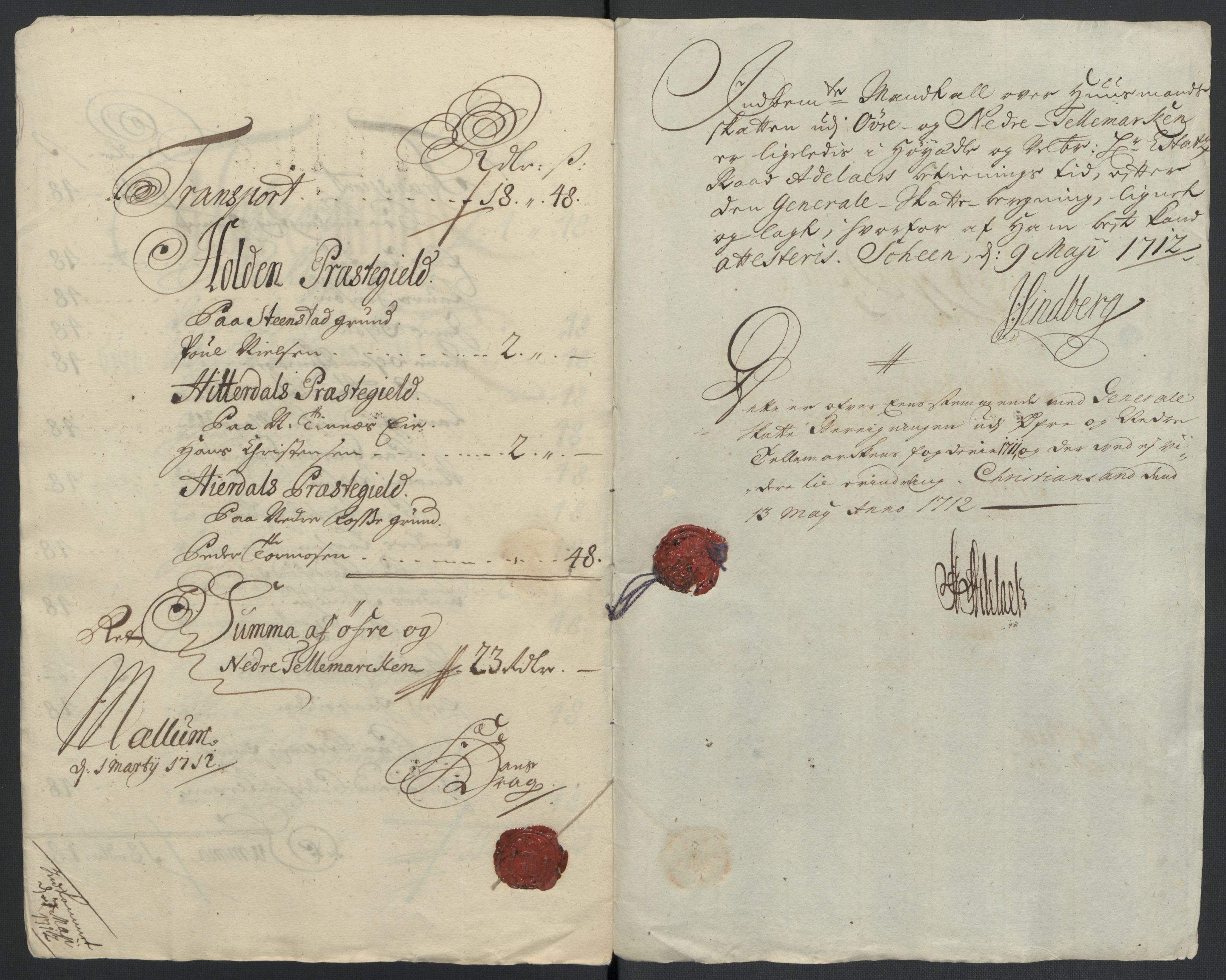 Rentekammeret inntil 1814, Reviderte regnskaper, Fogderegnskap, RA/EA-4092/R36/L2120: Fogderegnskap Øvre og Nedre Telemark og Bamble, 1711, s. 85