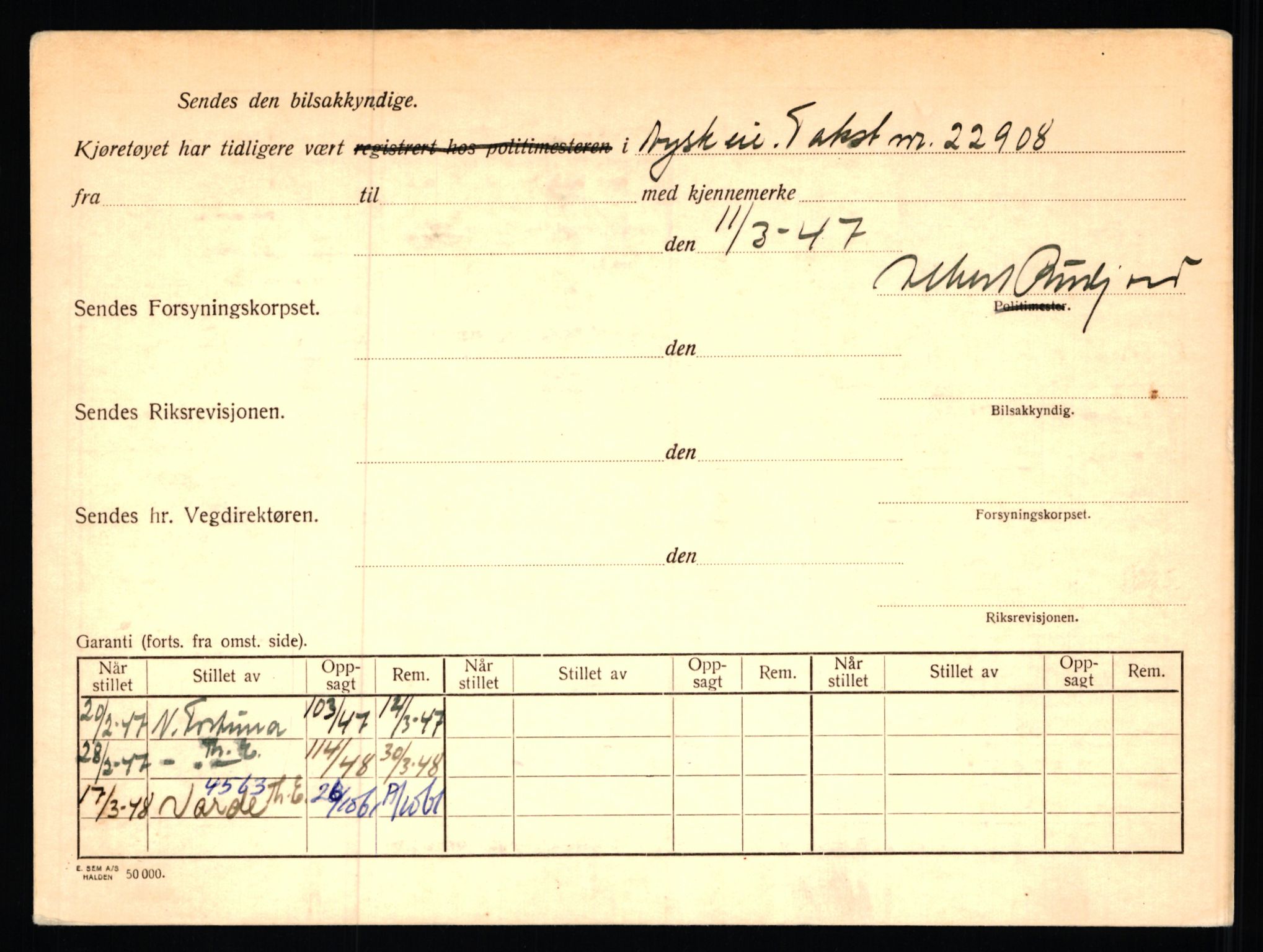 Stavanger trafikkstasjon, AV/SAST-A-101942/0/F/L0002: L-350 - L-699, 1930-1971, s. 1510