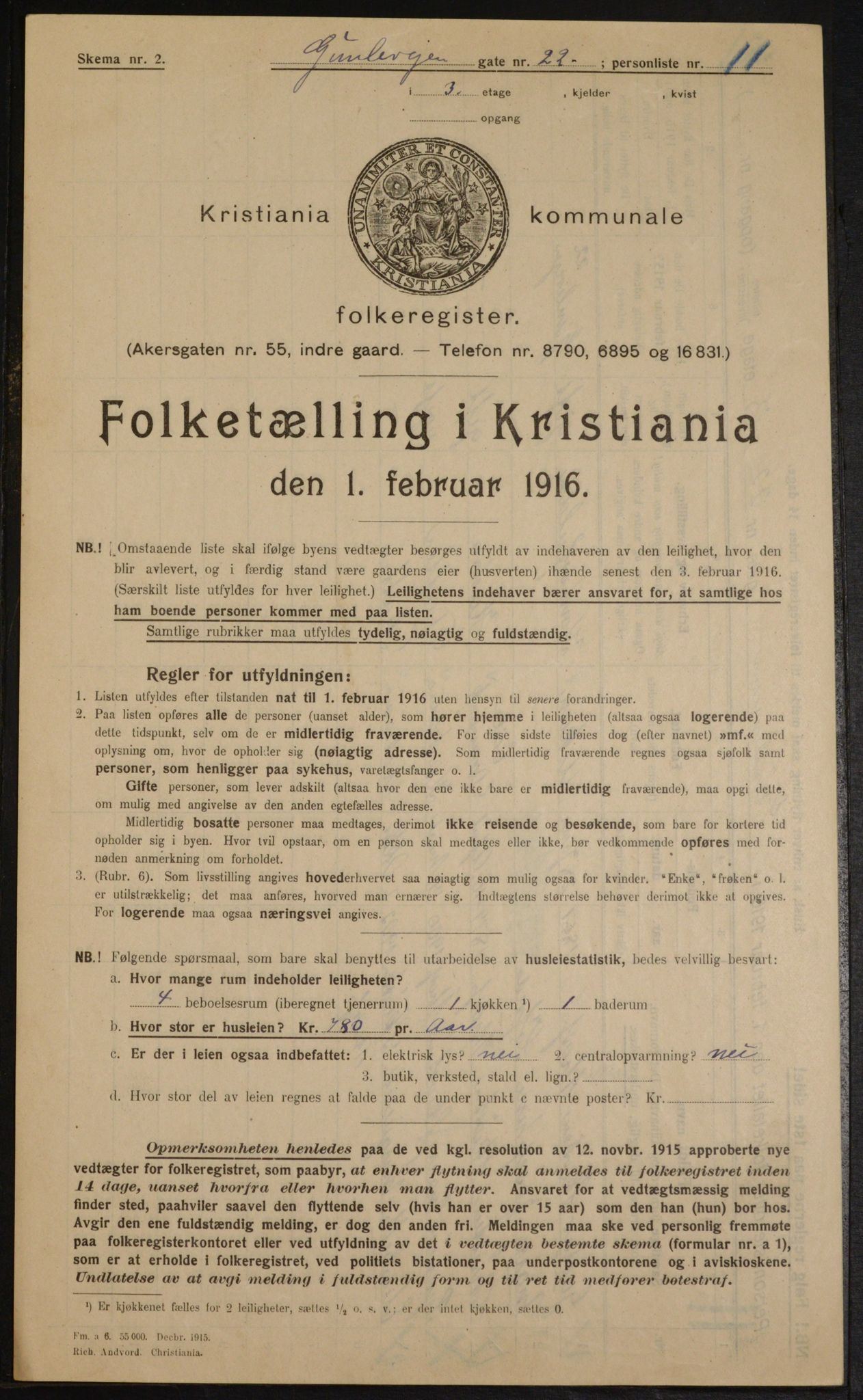 OBA, Kommunal folketelling 1.2.1916 for Kristiania, 1916, s. 29862