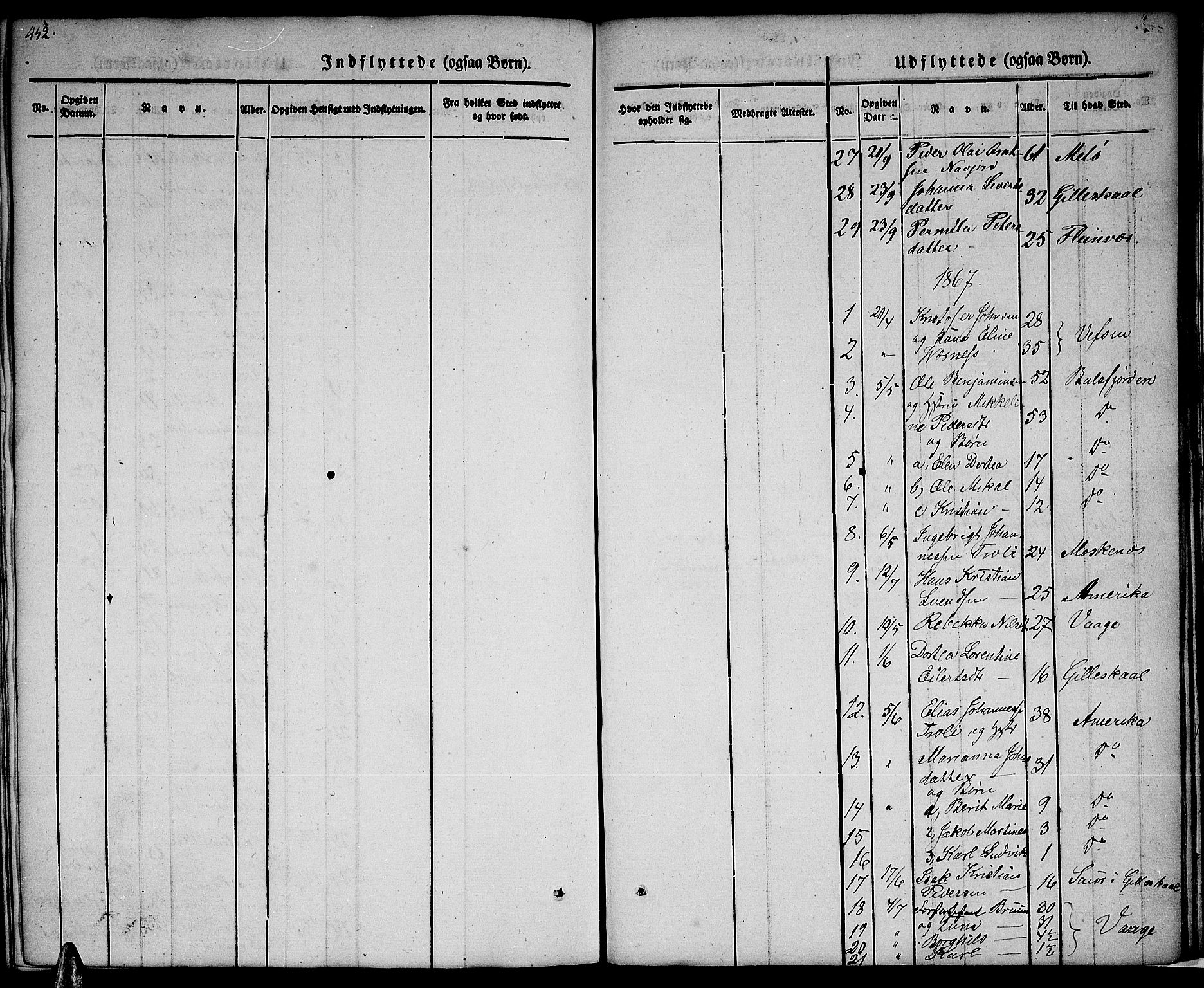 Ministerialprotokoller, klokkerbøker og fødselsregistre - Nordland, SAT/A-1459/846/L0652: Klokkerbok nr. 846C02, 1841-1871, s. 452