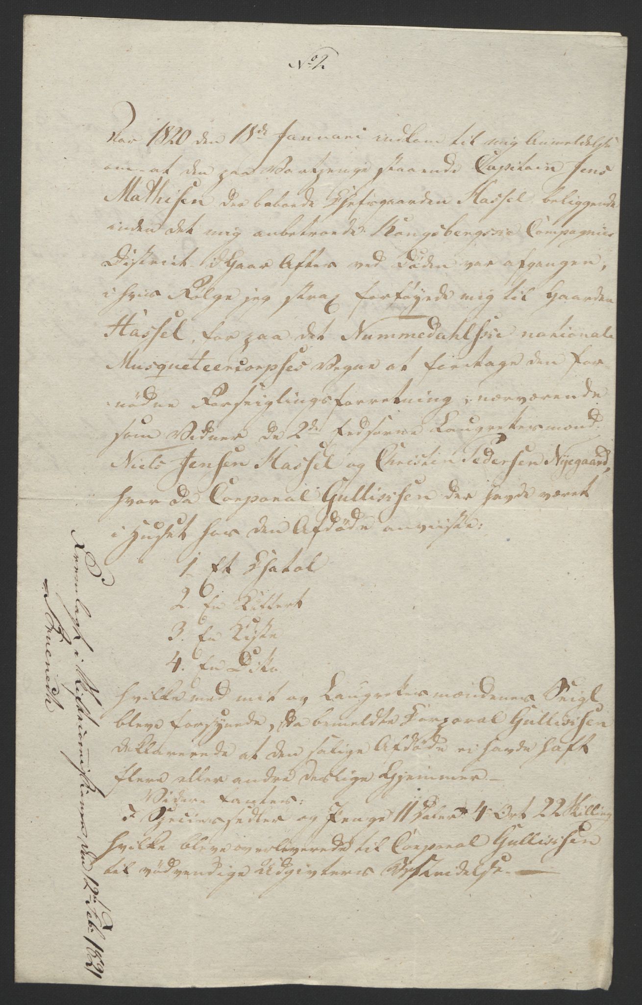 Forsvaret, Generalauditøren, RA/RAFA-1772/F/Fj/Fja/L0022: --, 1733-1821, s. 125