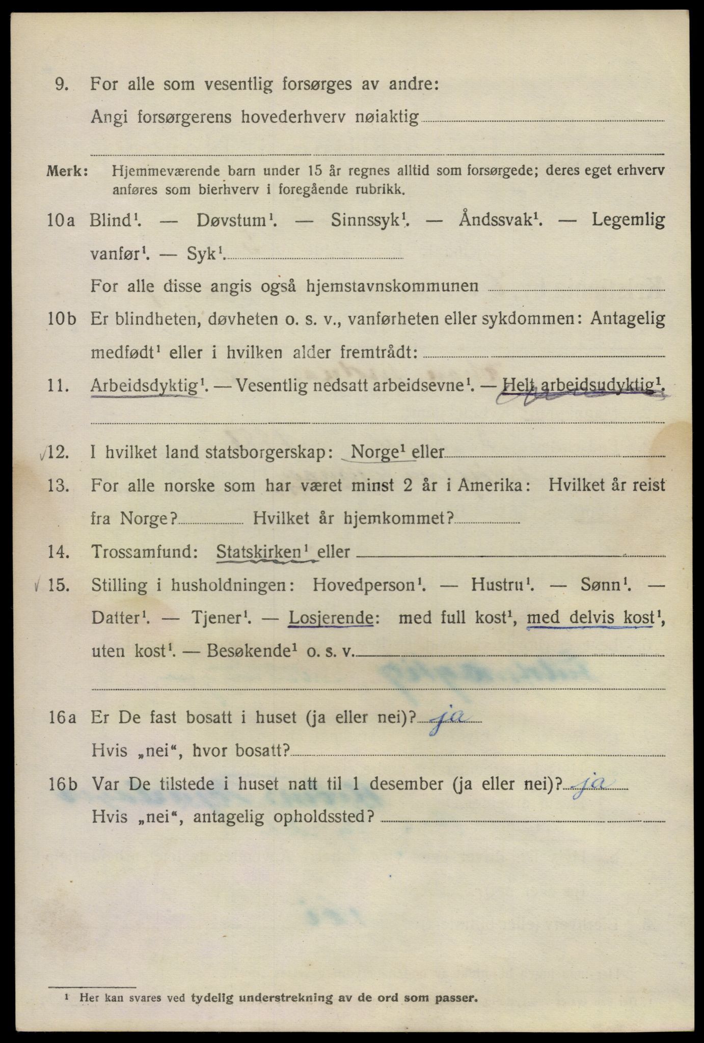 SAO, Folketelling 1920 for 0301 Kristiania kjøpstad, 1920, s. 213788