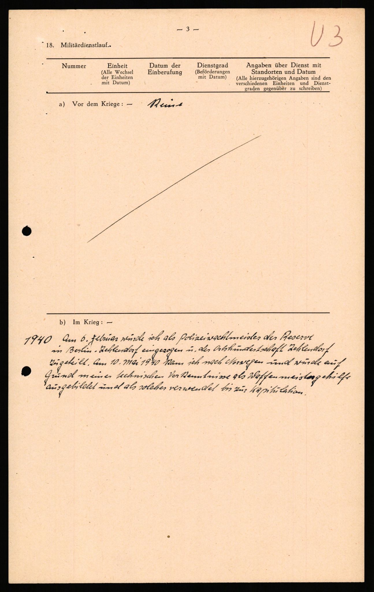 Forsvaret, Forsvarets overkommando II, AV/RA-RAFA-3915/D/Db/L0034: CI Questionaires. Tyske okkupasjonsstyrker i Norge. Tyskere., 1945-1946, s. 186