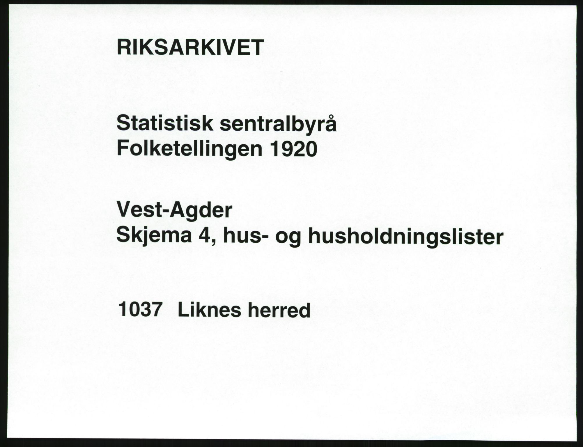 SAK, Folketelling 1920 for 1037 Kvinesdal herred, 1920, s. 33