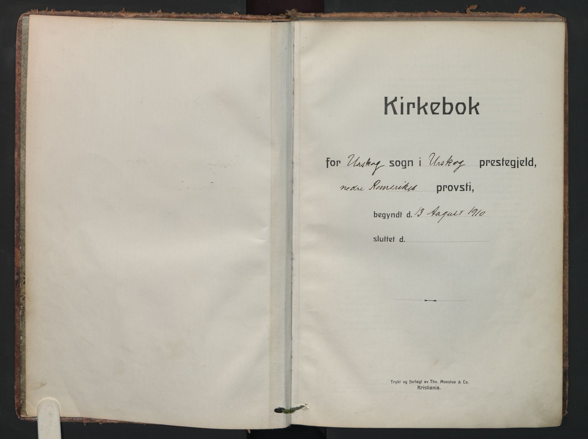 Aurskog prestekontor Kirkebøker, AV/SAO-A-10304a/F/Fa/L0016: Ministerialbok nr. I 16, 1910-1934
