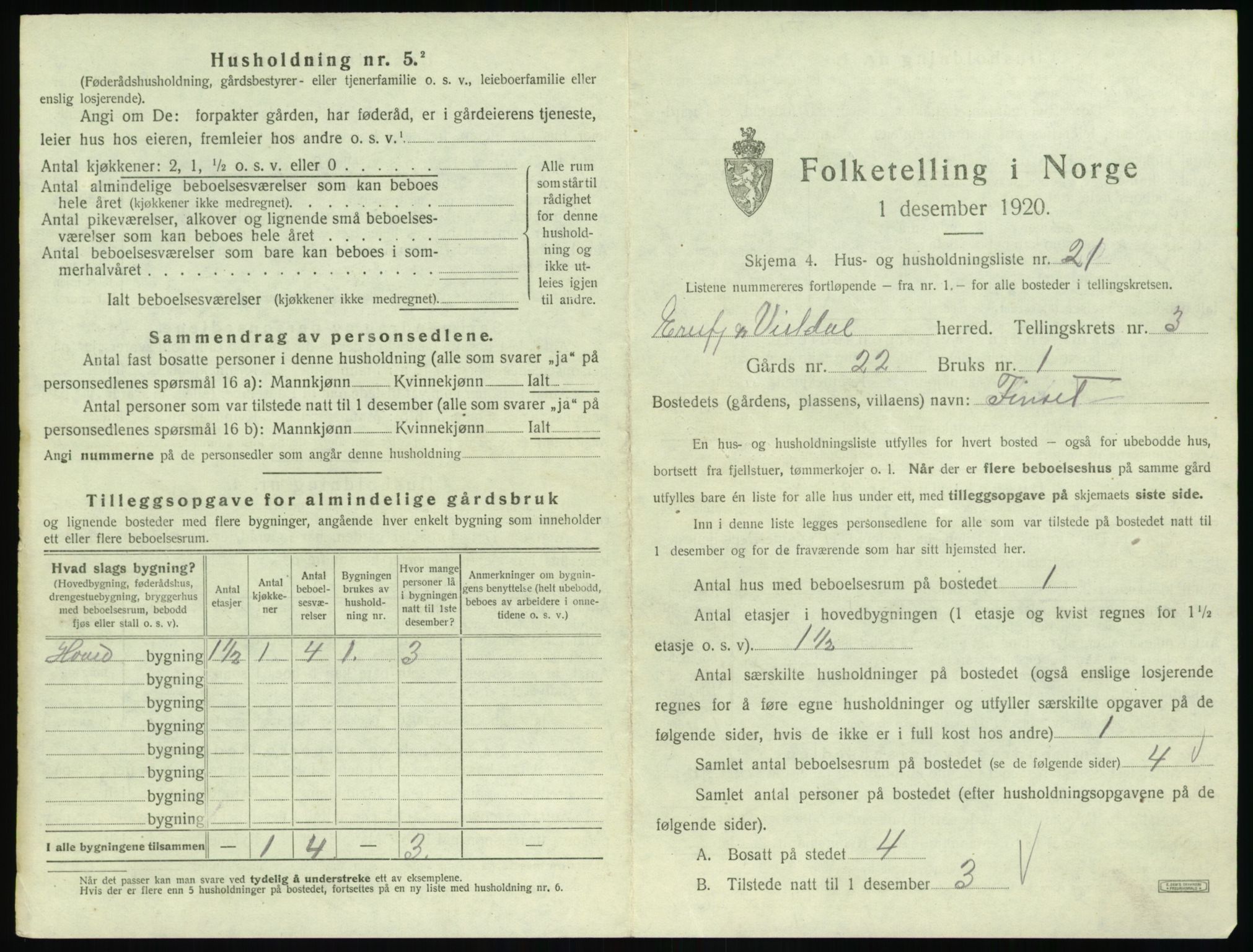 SAT, Folketelling 1920 for 1542 Eresfjord og Vistdal herred, 1920, s. 273