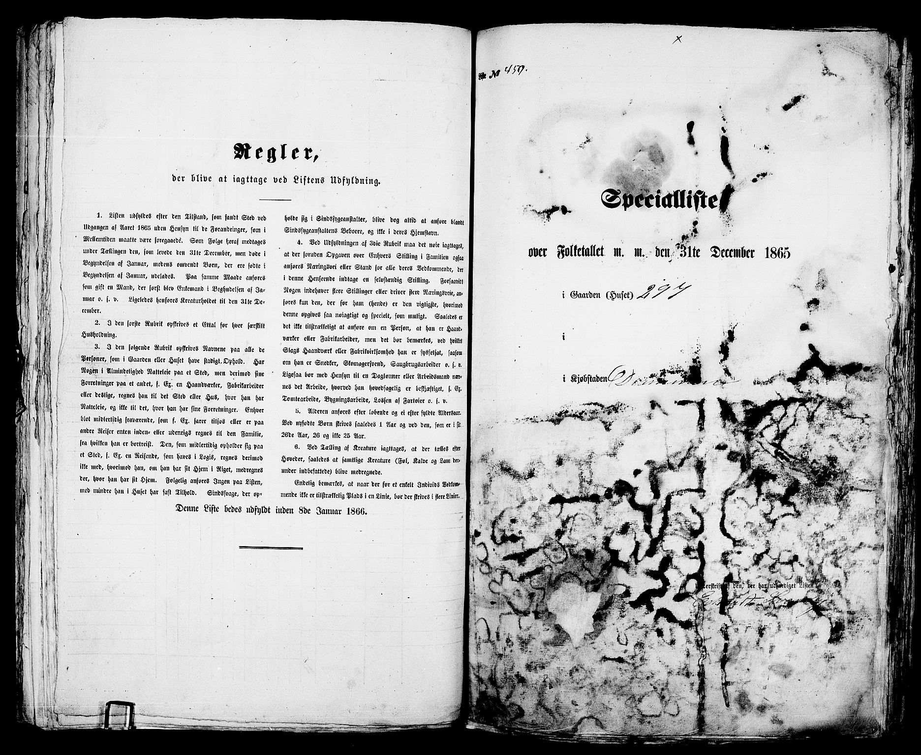 RA, Folketelling 1865 for 0602aB Bragernes prestegjeld i Drammen kjøpstad, 1865, s. 961