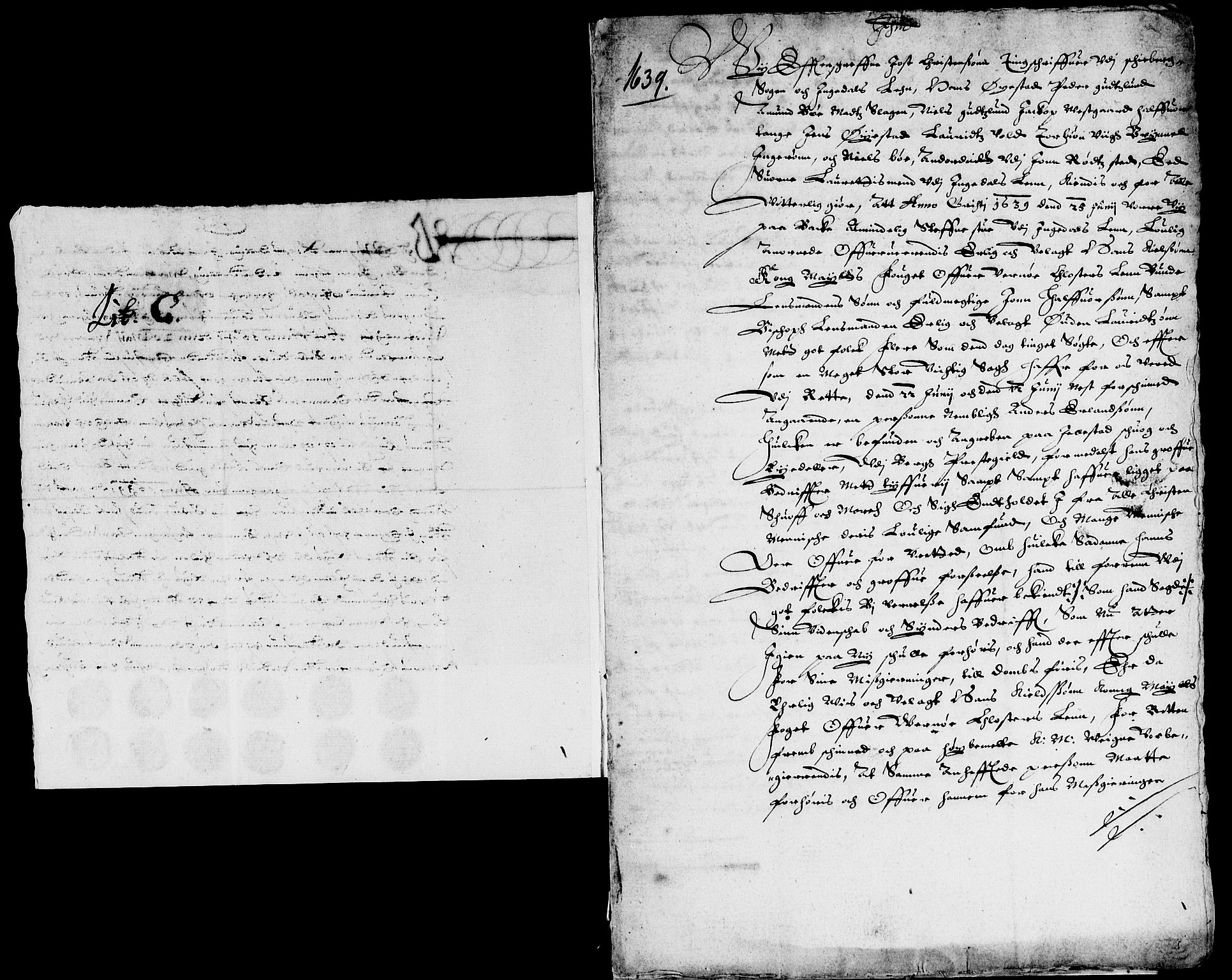Rentekammeret inntil 1814, Reviderte regnskaper, Lensregnskaper, AV/RA-EA-5023/R/Rb/Rbg/L0005: Verne kloster len, 1639-1642