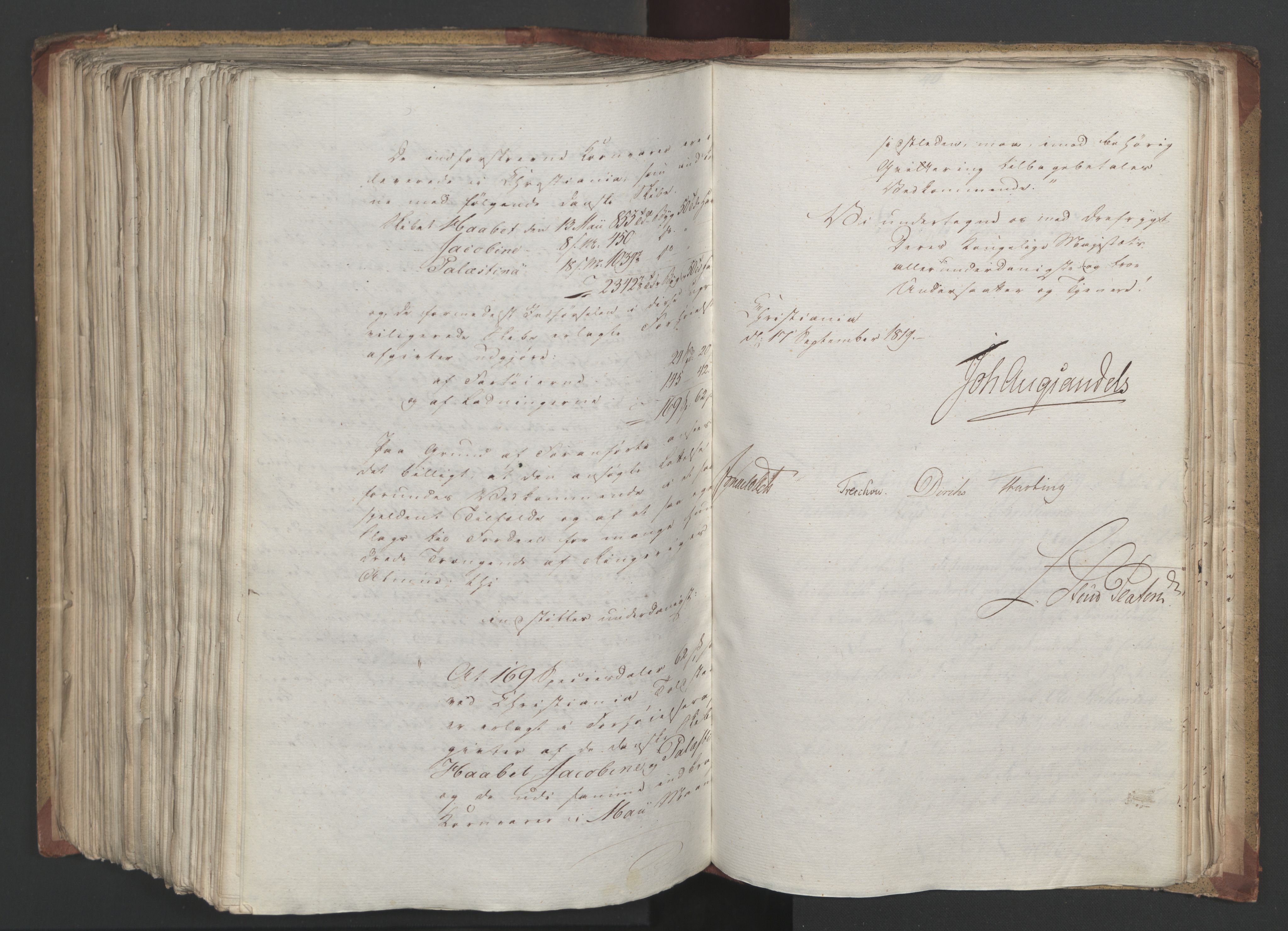 Statsrådsavdelingen i Stockholm, AV/RA-S-1003/D/Da/L0019: Regjeringsinnstillinger nr. 3856-4052, 1819, s. 423