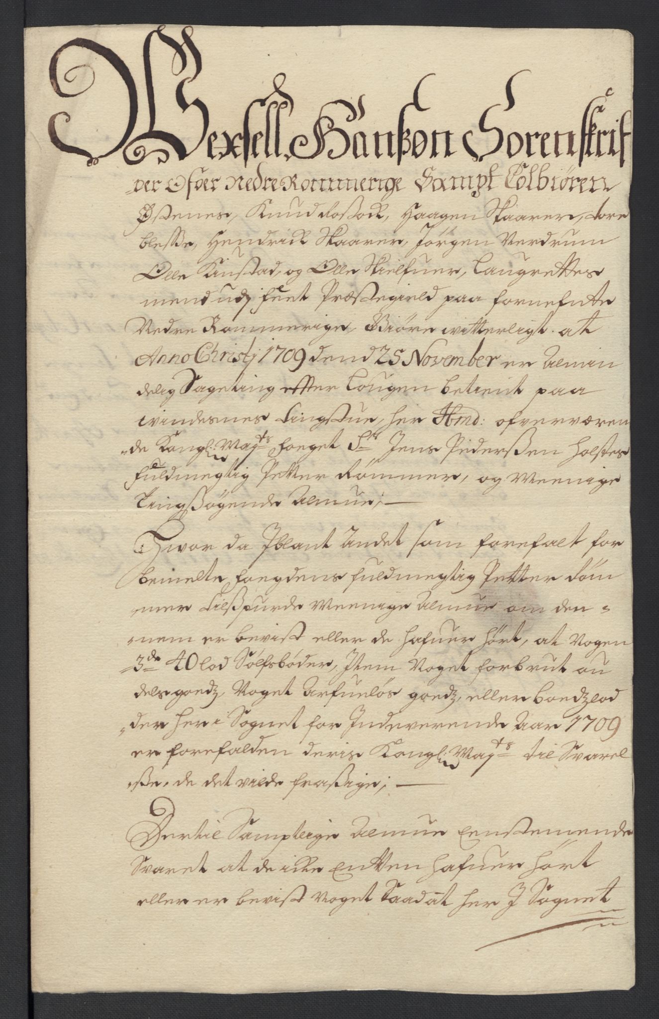 Rentekammeret inntil 1814, Reviderte regnskaper, Fogderegnskap, AV/RA-EA-4092/R11/L0591: Fogderegnskap Nedre Romerike, 1708-1709, s. 198