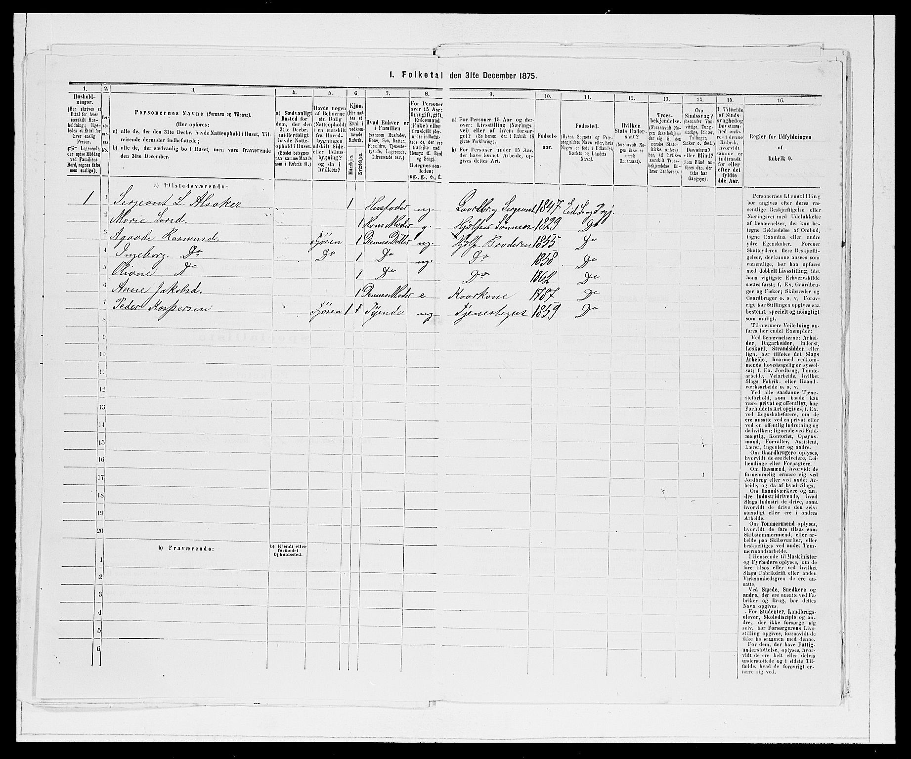 SAB, Folketelling 1875 for 1443P Eid prestegjeld, 1875, s. 680