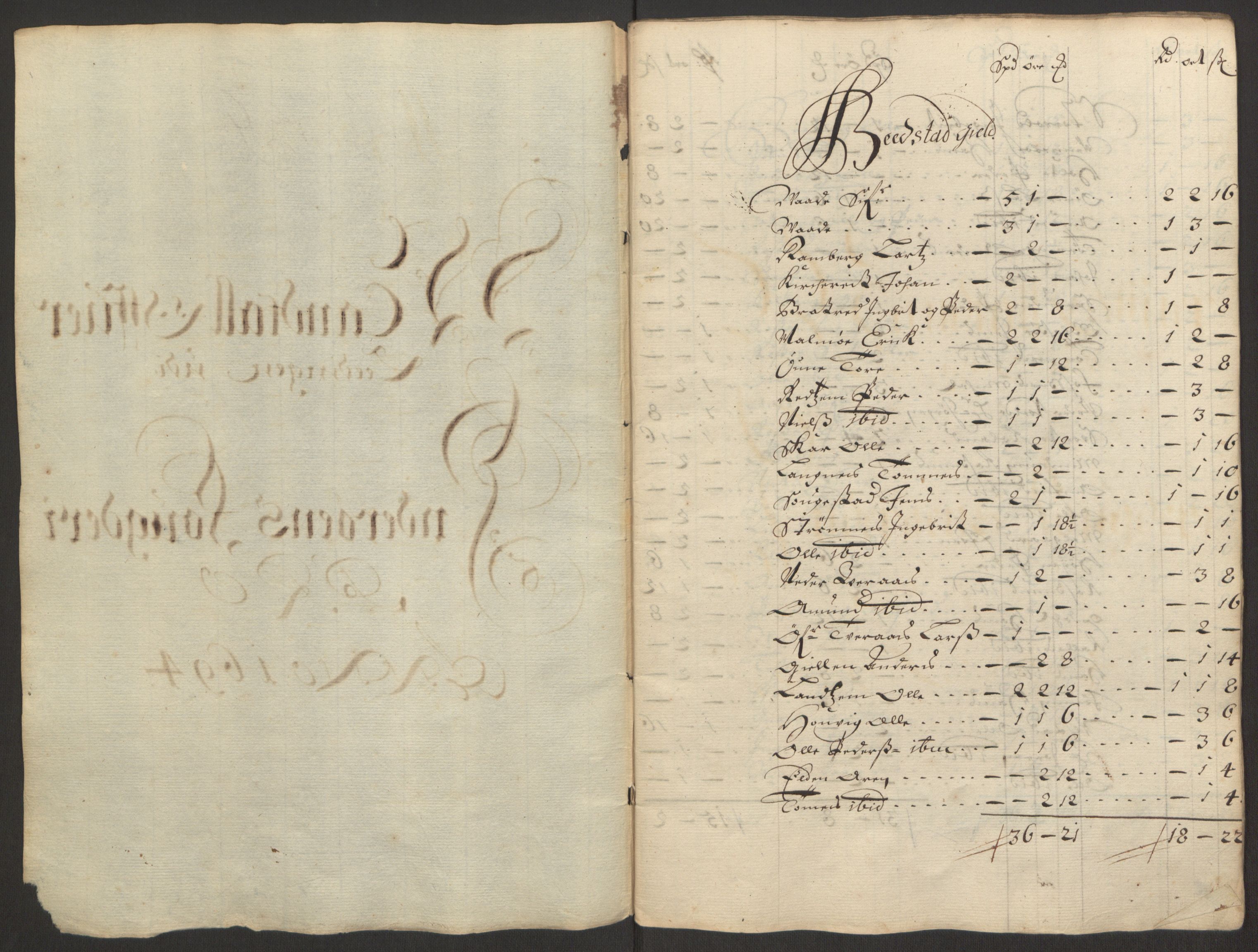 Rentekammeret inntil 1814, Reviderte regnskaper, Fogderegnskap, RA/EA-4092/R63/L4308: Fogderegnskap Inderøy, 1692-1694, s. 584