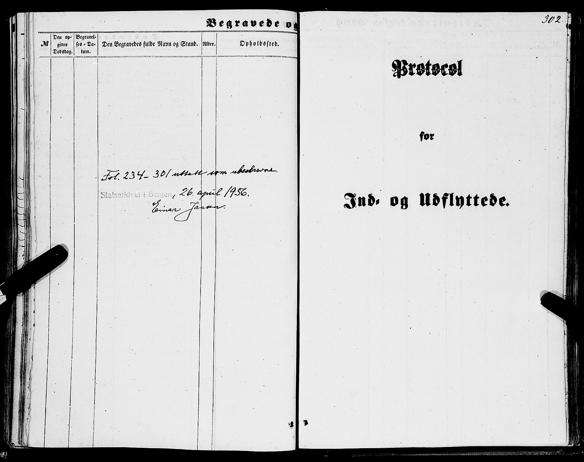 Ullensvang sokneprestembete, SAB/A-78701/H/Haa: Ministerialbok nr. A 11, 1854-1866, s. 302