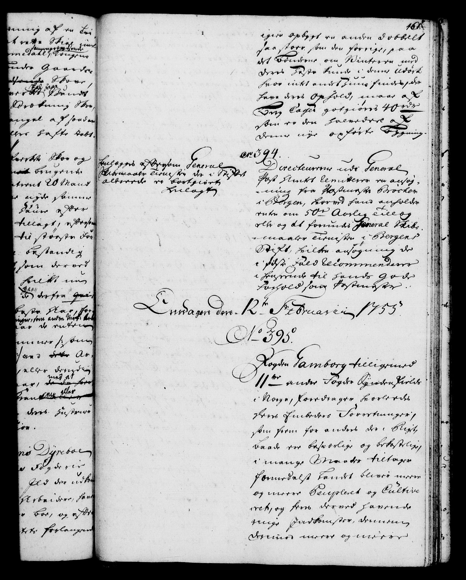Rentekammeret, Kammerkanselliet, AV/RA-EA-3111/G/Gh/Gha/L0032: Norsk ekstraktmemorialprotokoll (merket RK 53.77), 1753-1755, s. 461