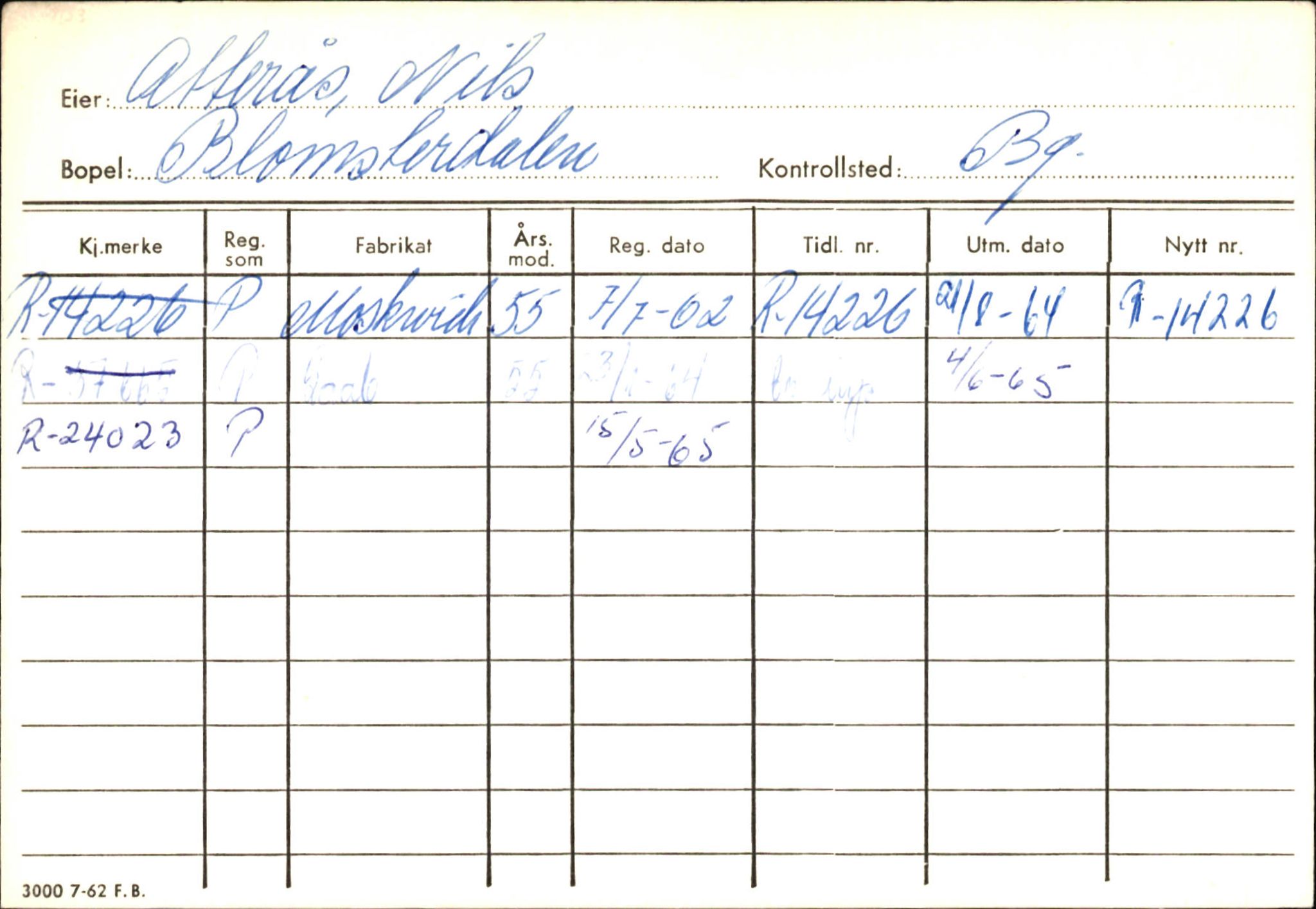 Statens vegvesen, Hordaland vegkontor, AV/SAB-A-5201/2/Ha/L0002: R-eierkort A, 1920-1971, s. 1258