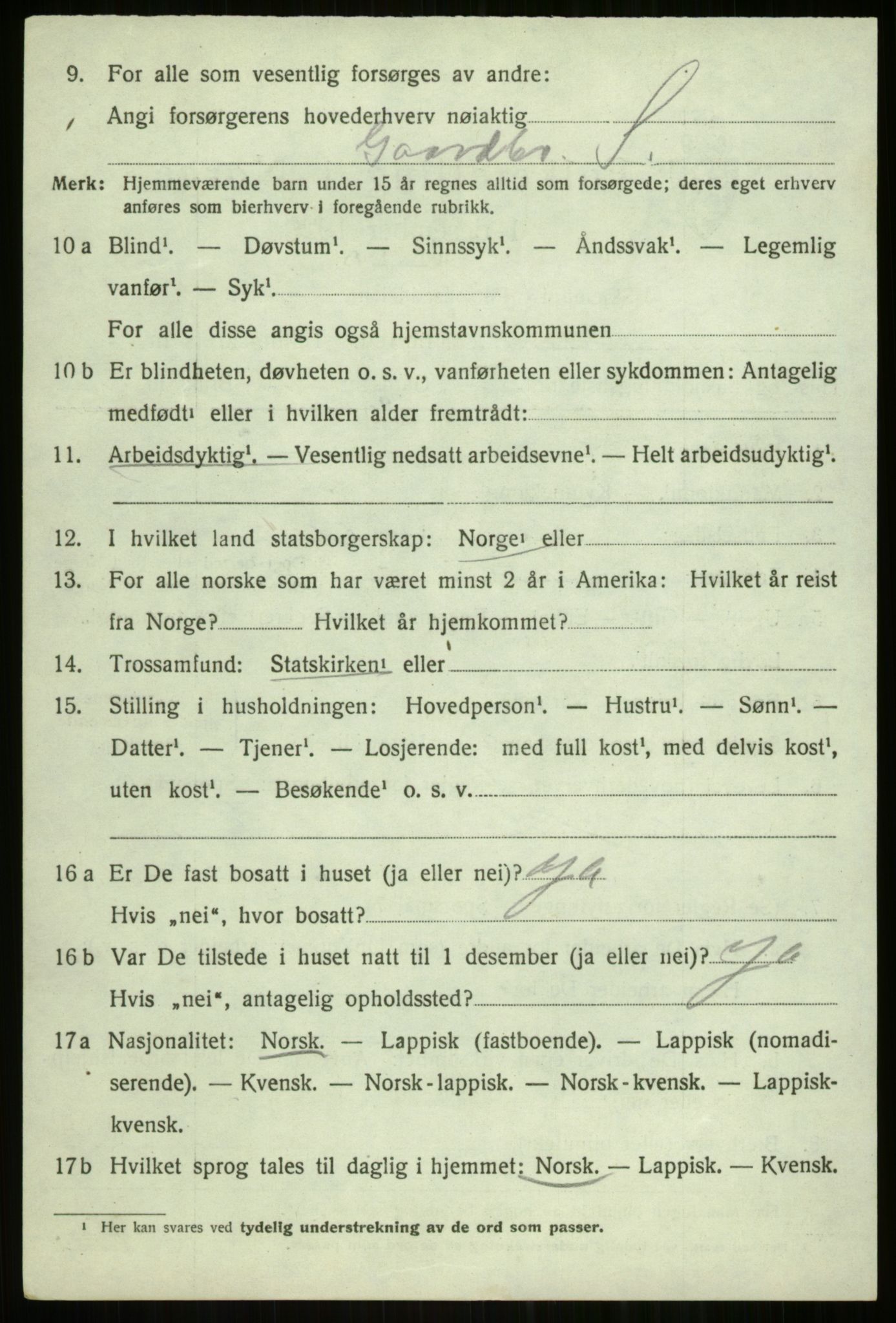 SATØ, Folketelling 1920 for 1934 Tromsøysund herred, 1920, s. 4933