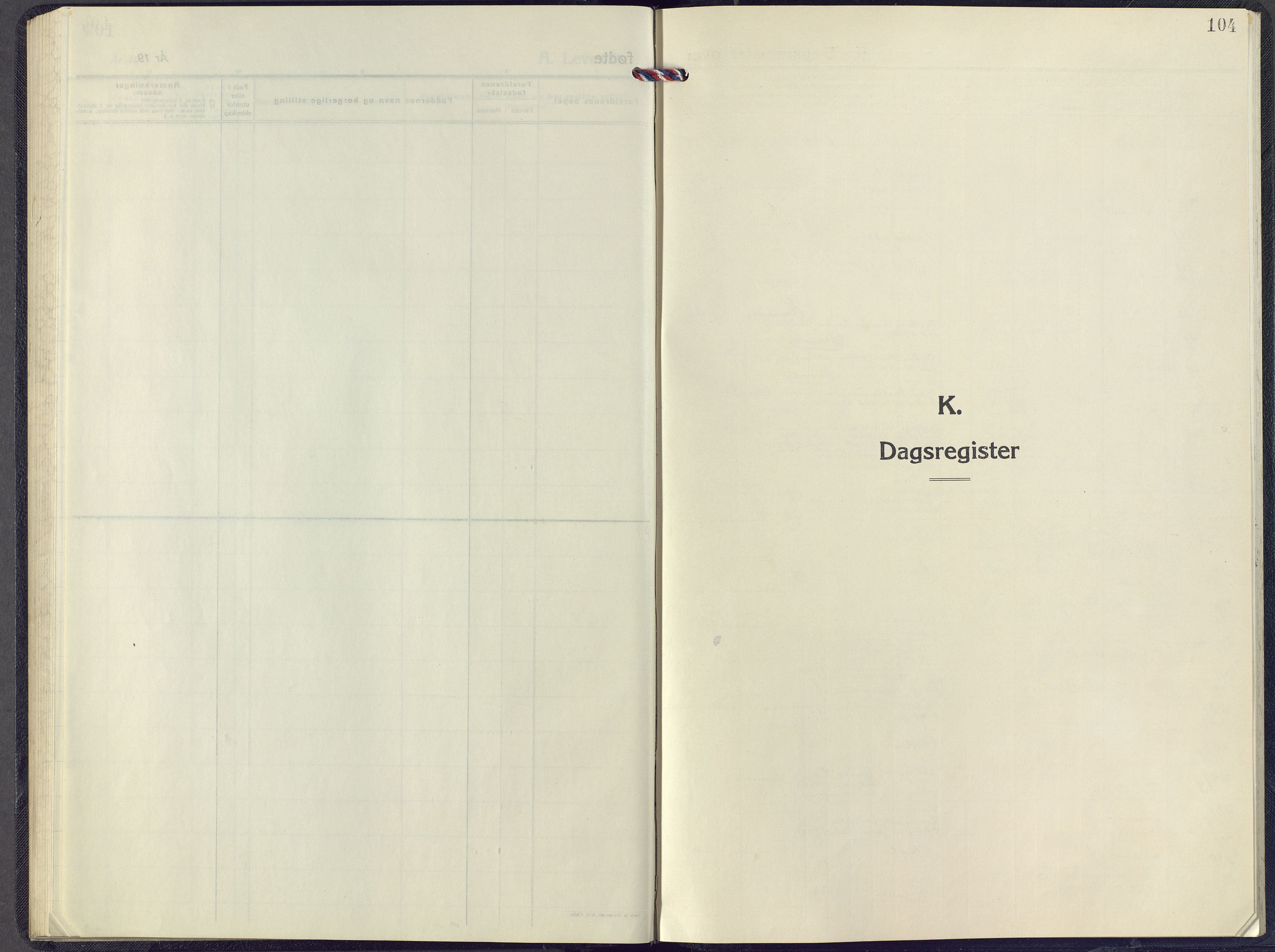 Eiker kirkebøker, SAKO/A-4/F/Fc/L0006: Ministerialbok nr. III 6, 1945-1967, s. 104