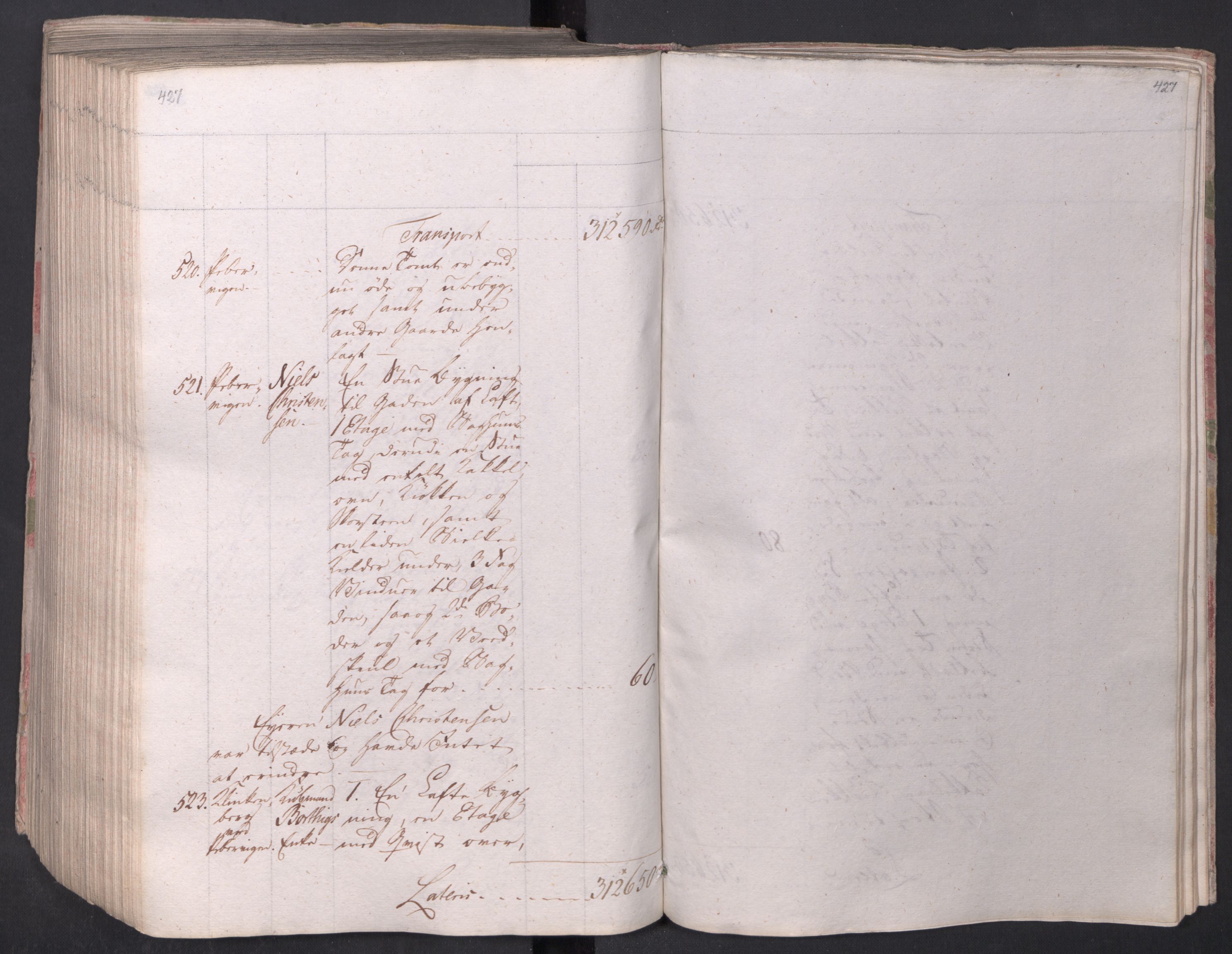 Kristiania stiftamt, AV/SAO-A-10386/I/Ia/L0015: Branntakster, 1797, s. 427