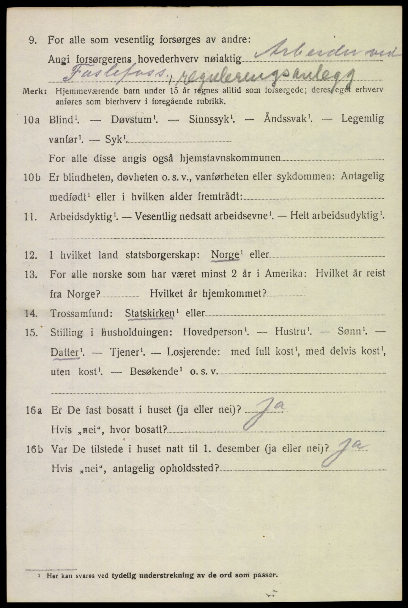 SAH, Folketelling 1920 for 0542 Nord-Aurdal herred, 1920, s. 9877