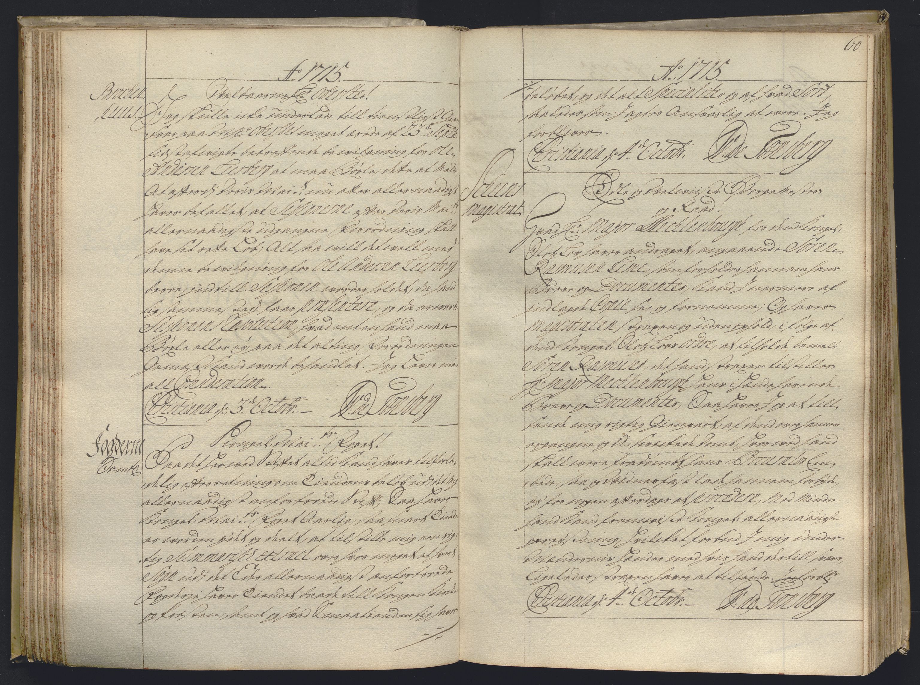 Kristiania stiftamt, AV/SAO-A-10386/B/Ba/L0004: Kopibok, 1715-1717, s. 59b-60a