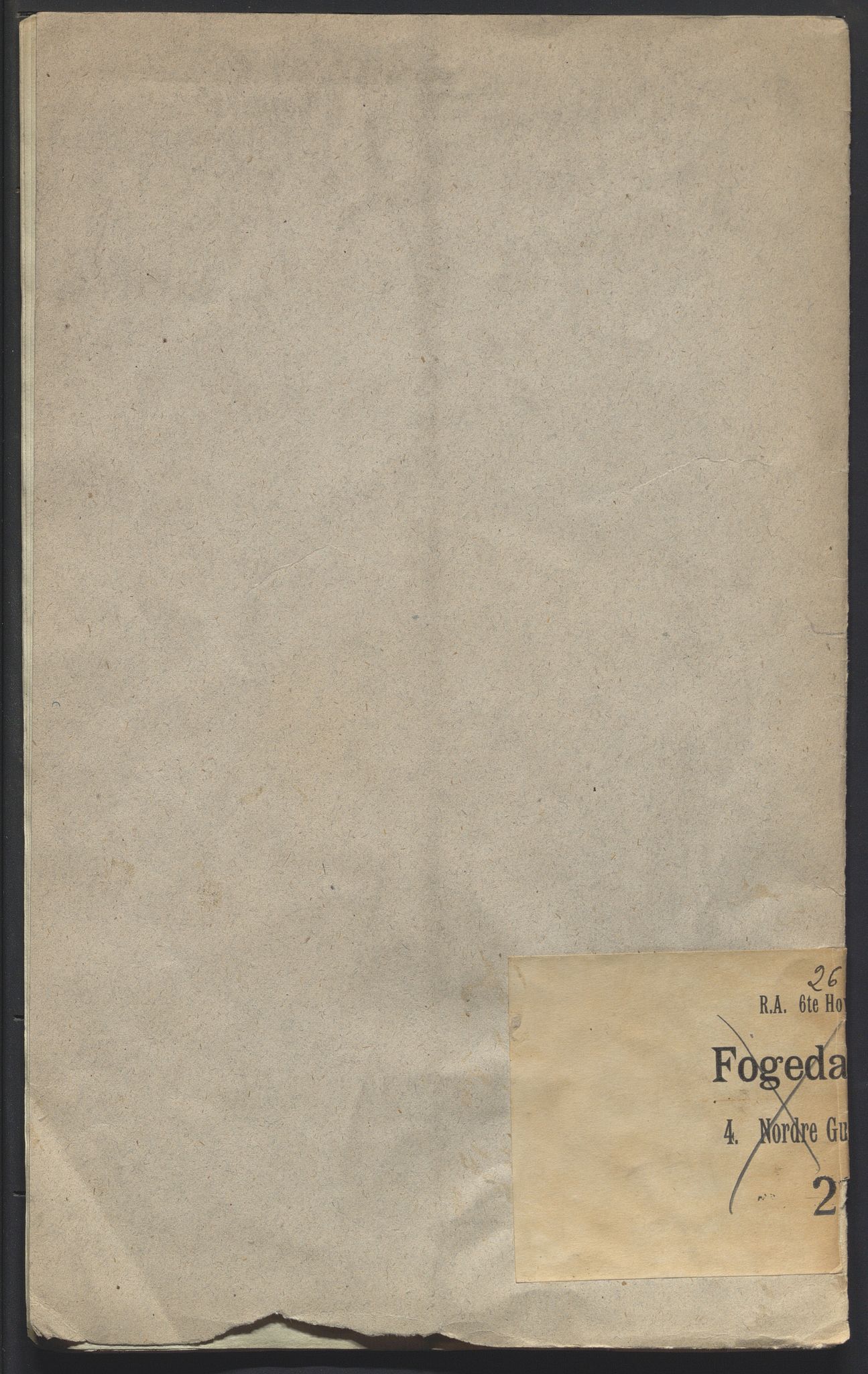 Gudbrandsdalen fogderi, SAH/FOGDO-002/O/Oa/L0001: Lister over tatere og fanter, 1845, s. 6