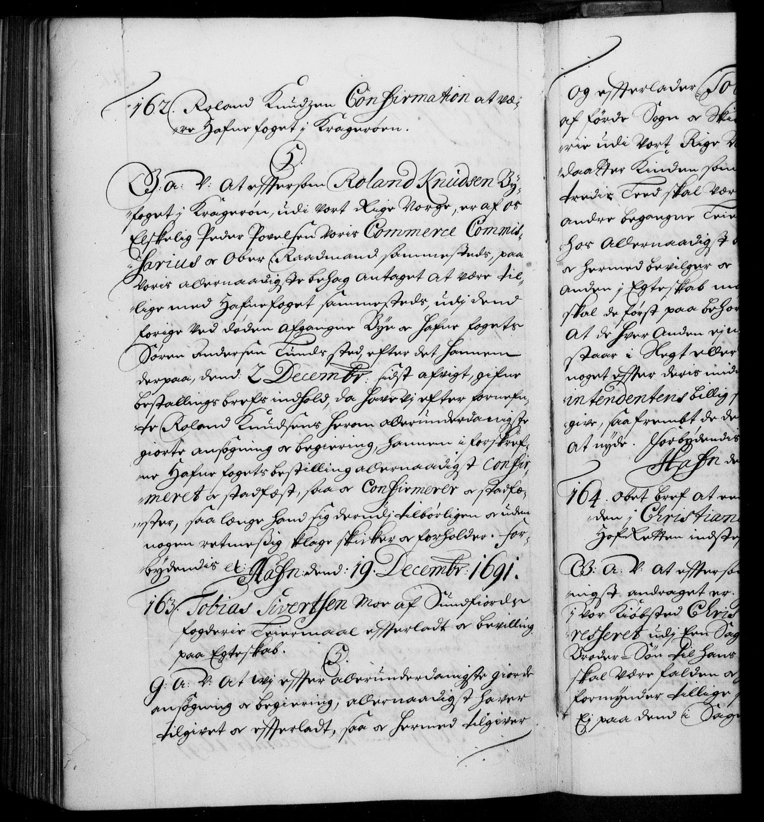 Danske Kanselli 1572-1799, RA/EA-3023/F/Fc/Fca/Fcaa/L0015: Norske registre (mikrofilm), 1688-1691, s. 517b