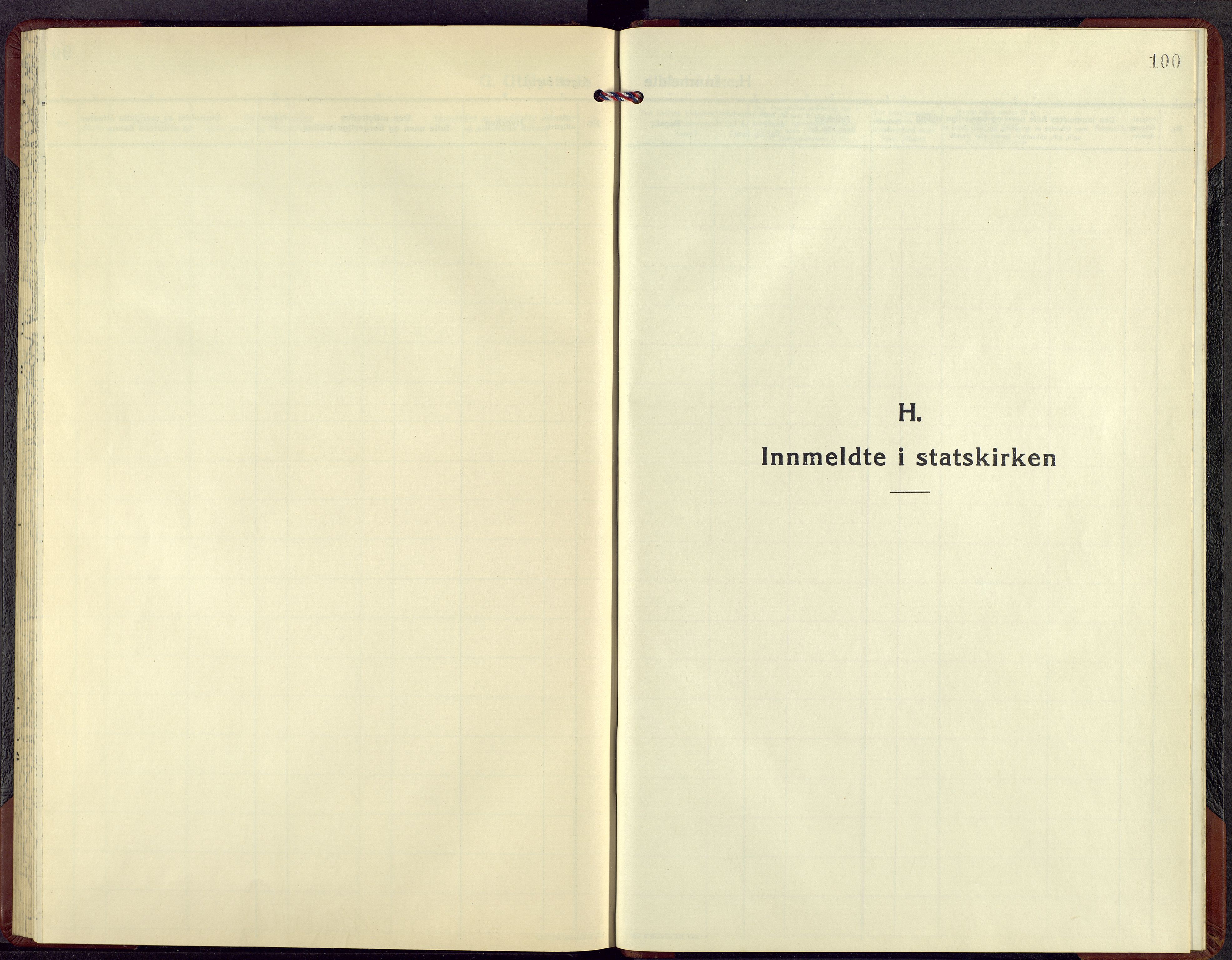 Tynset prestekontor, SAH/PREST-058/H/Ha/Hab/L0015: Klokkerbok nr. 15, 1947-1961, s. 100