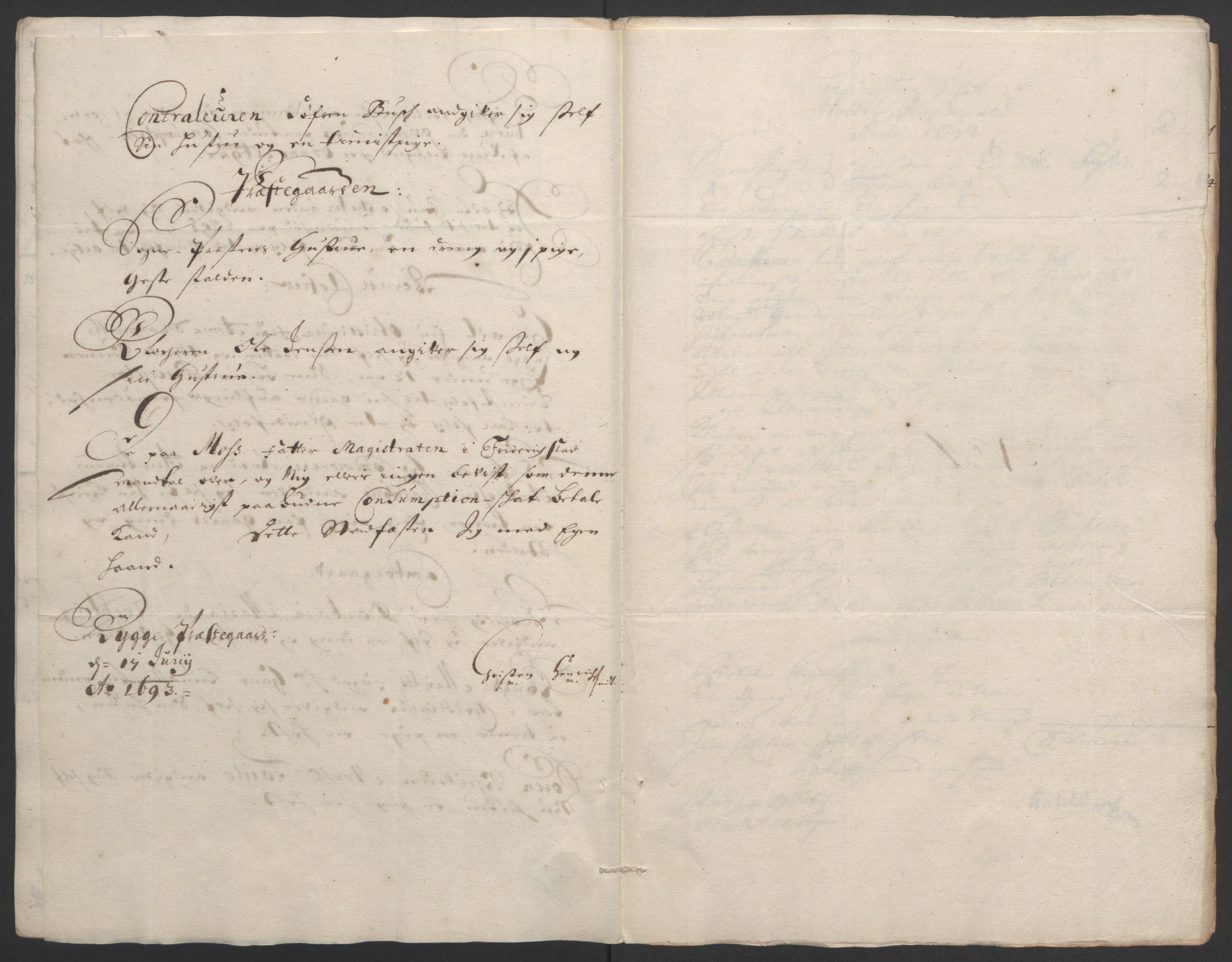 Rentekammeret inntil 1814, Reviderte regnskaper, Fogderegnskap, RA/EA-4092/R02/L0108: Fogderegnskap Moss og Verne kloster, 1692-1693, s. 337