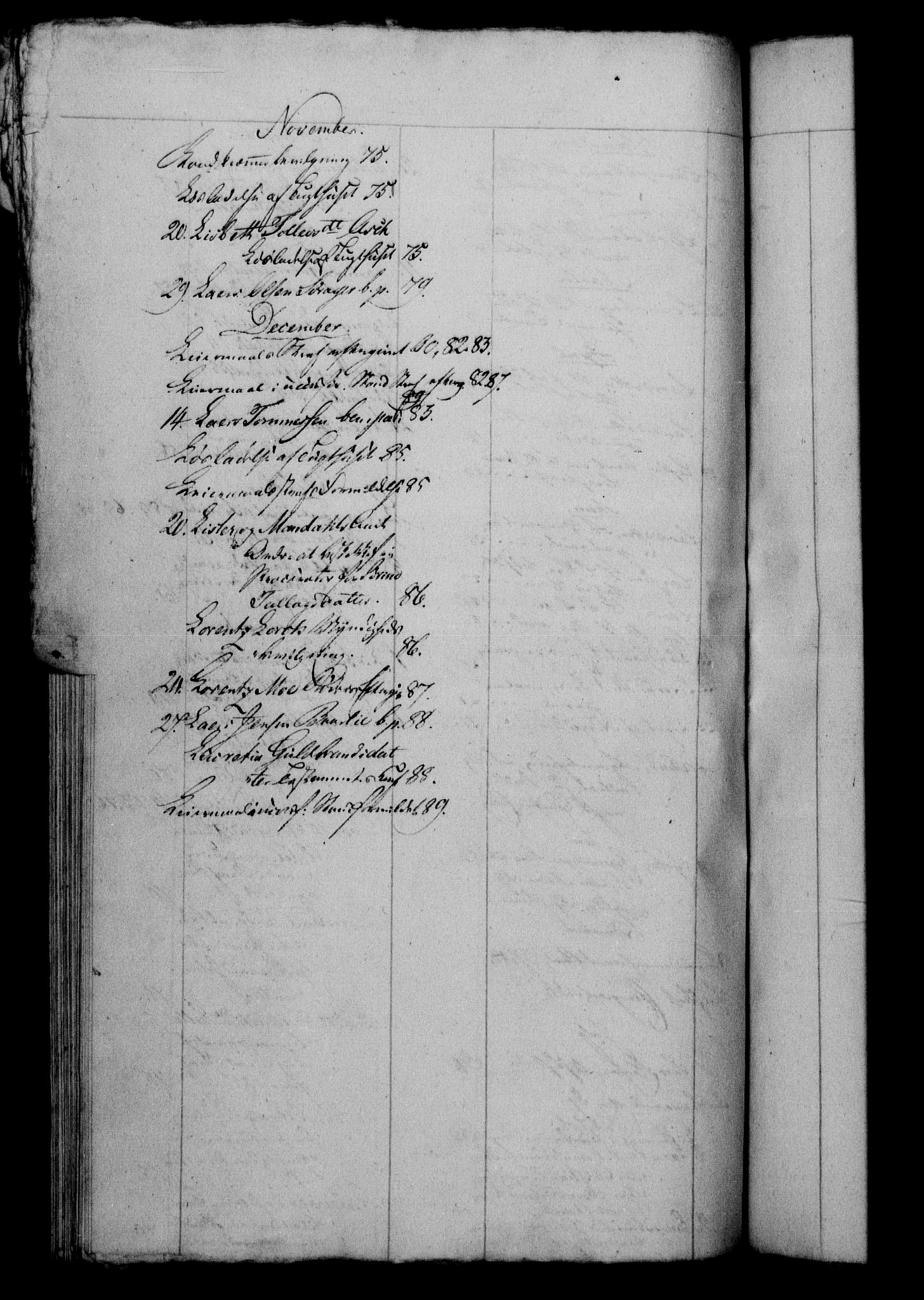 Danske Kanselli 1800-1814, RA/EA-3024/H/Hf/Hfb/Hfbc/L0012: Underskrivelsesbok m. register, 1811, s. 124