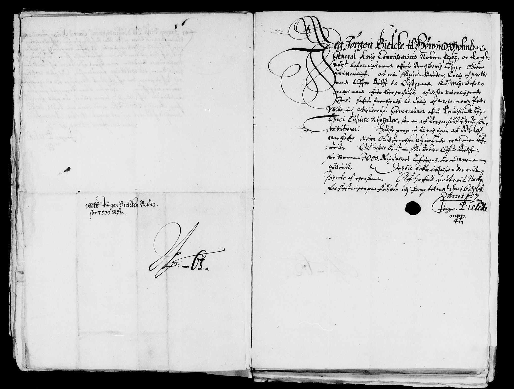 Rentekammeret inntil 1814, Reviderte regnskaper, Lensregnskaper, AV/RA-EA-5023/R/Rb/Rbt/L0141: Bergenhus len, 1657-1659