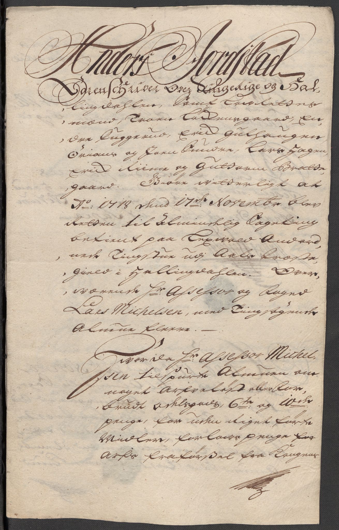 Rentekammeret inntil 1814, Reviderte regnskaper, Fogderegnskap, AV/RA-EA-4092/R23/L1476: Fogderegnskap Ringerike og Hallingdal, 1718, s. 195