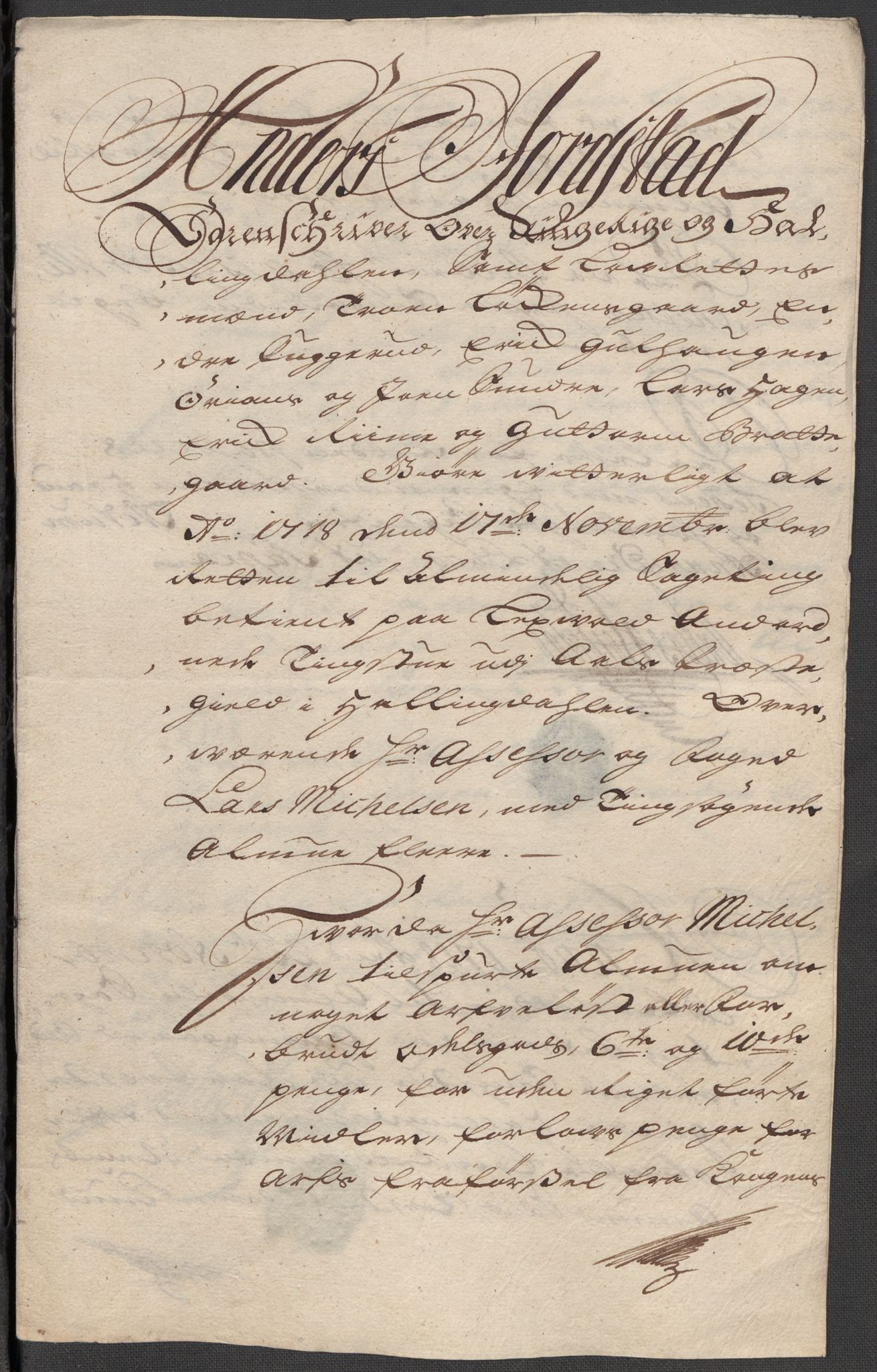 Rentekammeret inntil 1814, Reviderte regnskaper, Fogderegnskap, RA/EA-4092/R23/L1476: Fogderegnskap Ringerike og Hallingdal, 1718, s. 195