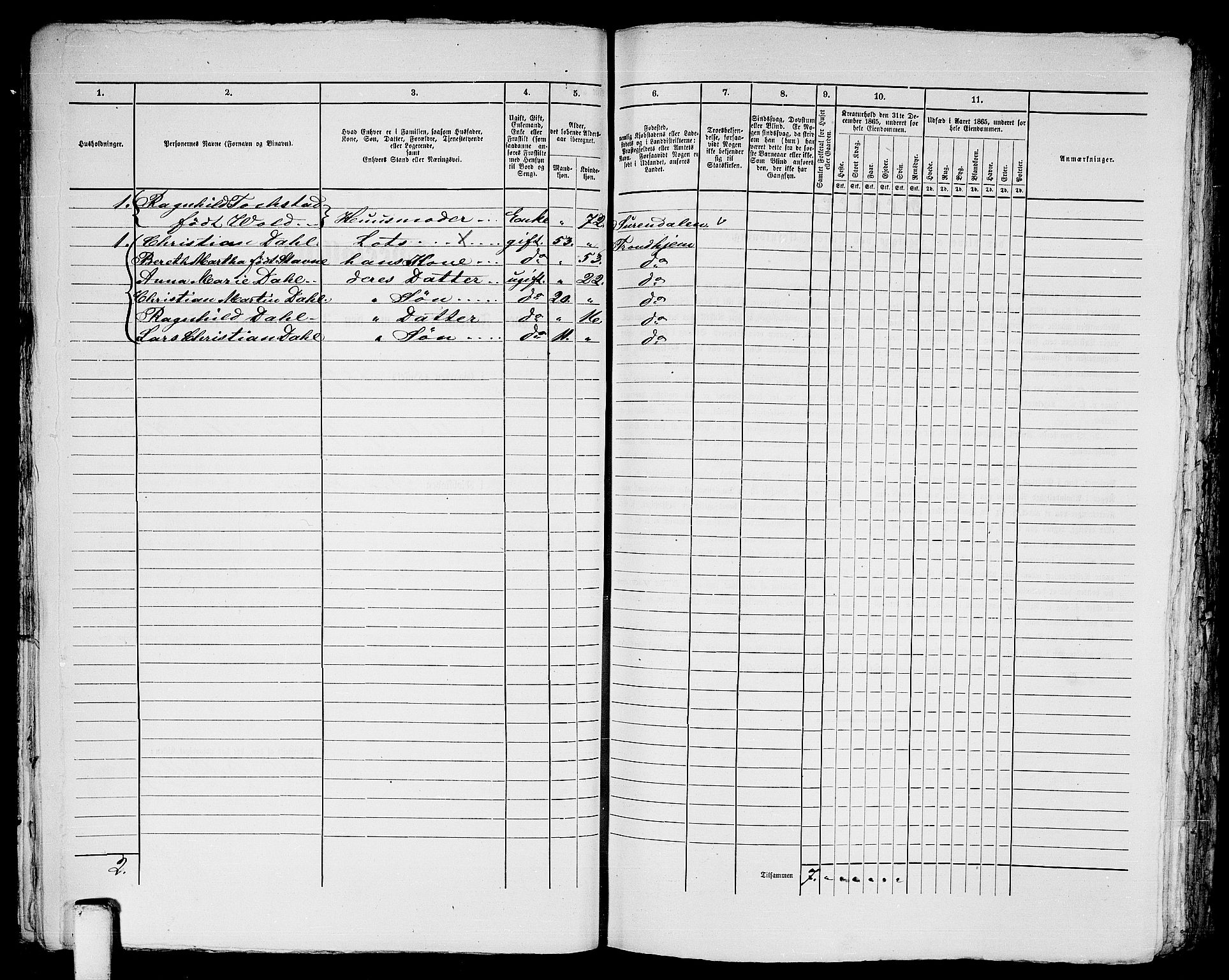 RA, Folketelling 1865 for 1601 Trondheim kjøpstad, 1865, s. 1231