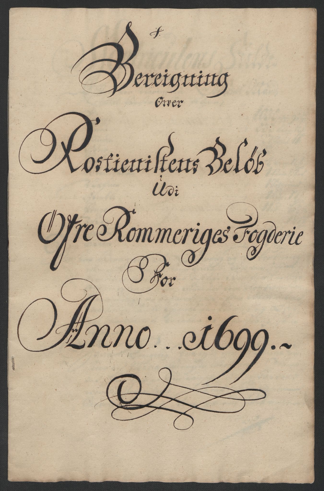 Rentekammeret inntil 1814, Reviderte regnskaper, Fogderegnskap, RA/EA-4092/R12/L0711: Fogderegnskap Øvre Romerike, 1699, s. 236