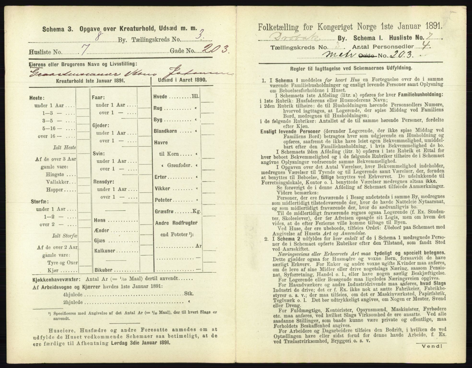 RA, Folketelling 1891 for 0203 Drøbak kjøpstad, 1891, s. 335